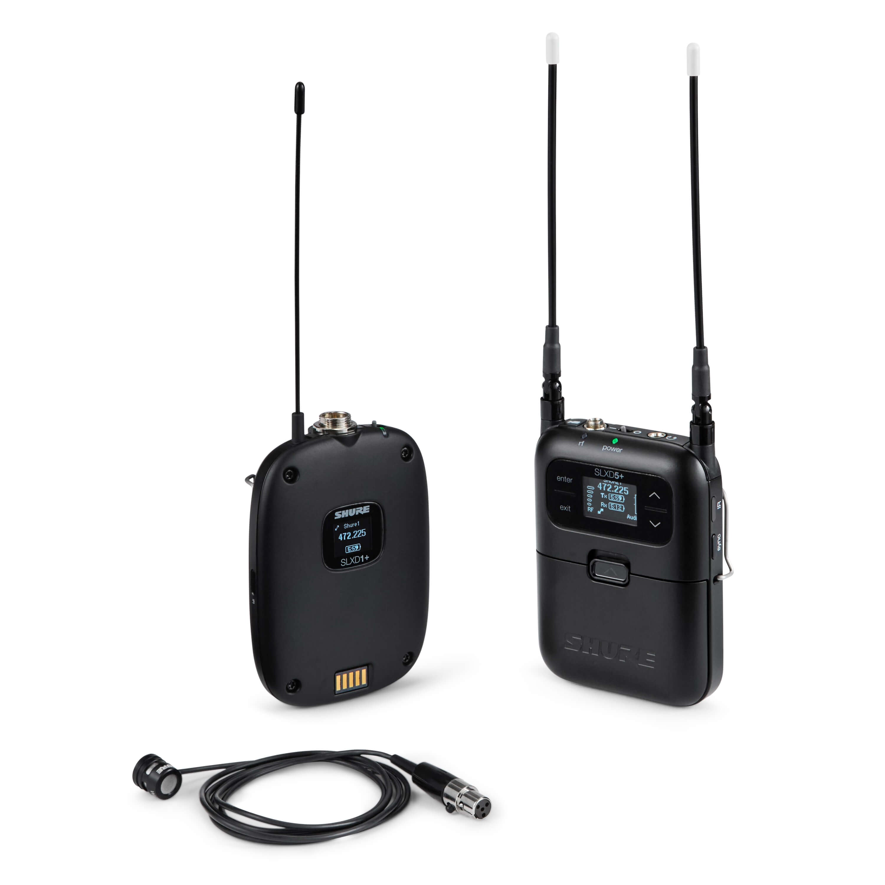 Shure SLXD15+/85M - Portable Wireless Bodypack System with WL185m Microphone