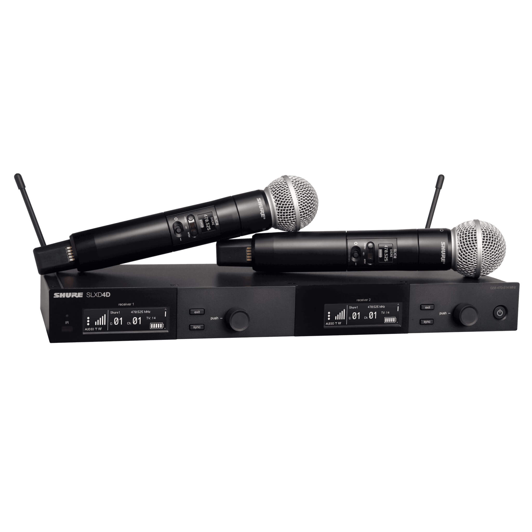 Shure SLXD24D/SM58 - Dual Wireless System with two SM58 Handheld Trans