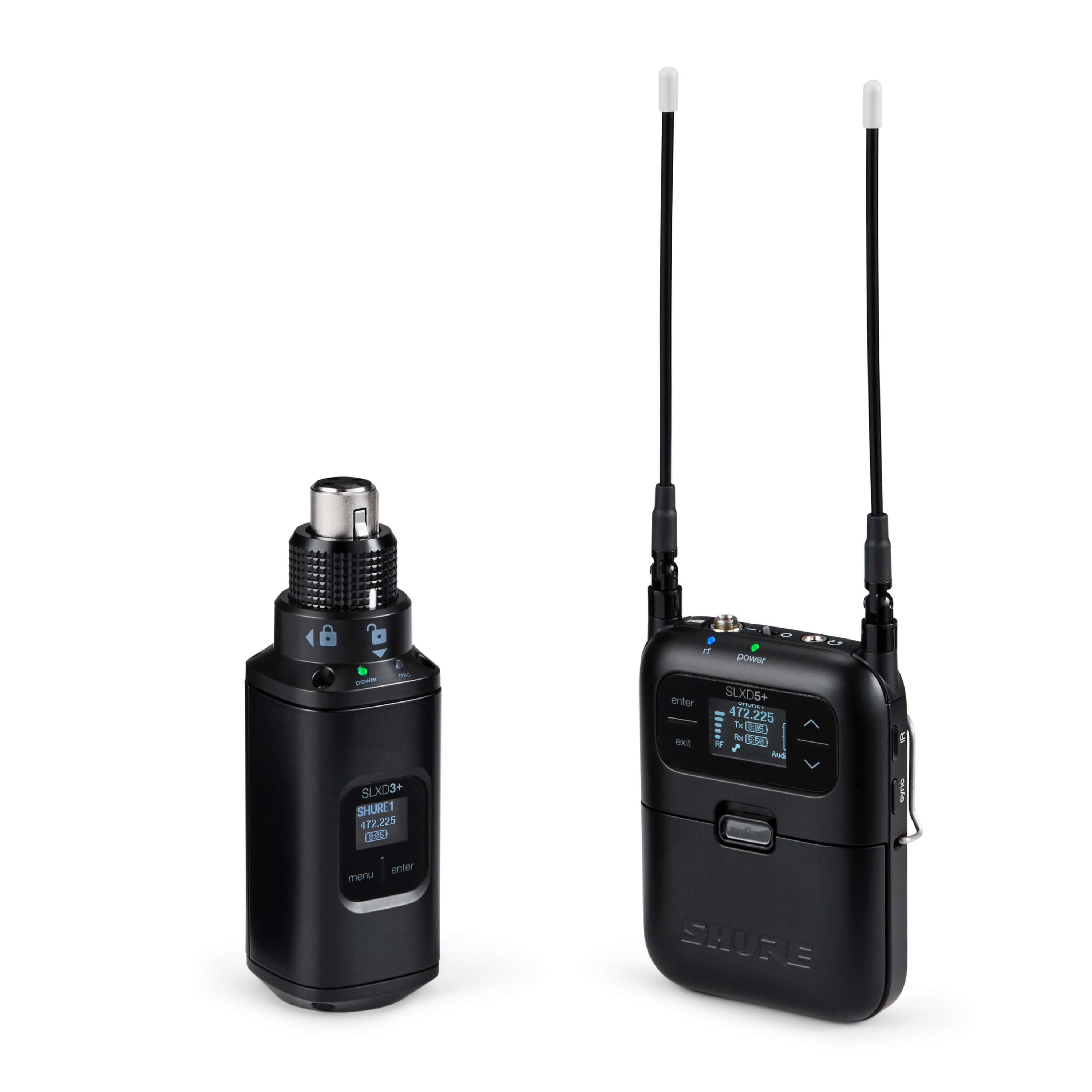 Shure SLXD35+ - Portable Wireless System with SLXD3+ Plug-On Transmitter
