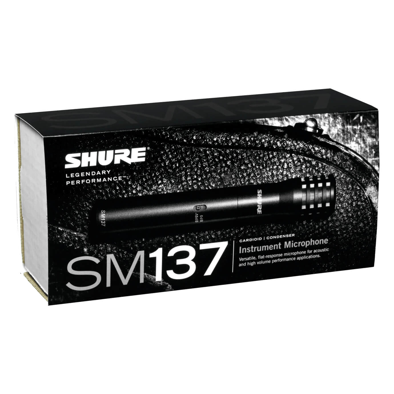 Shure SM137 - Cardioid Condenser Instrument Microphone, retail box
