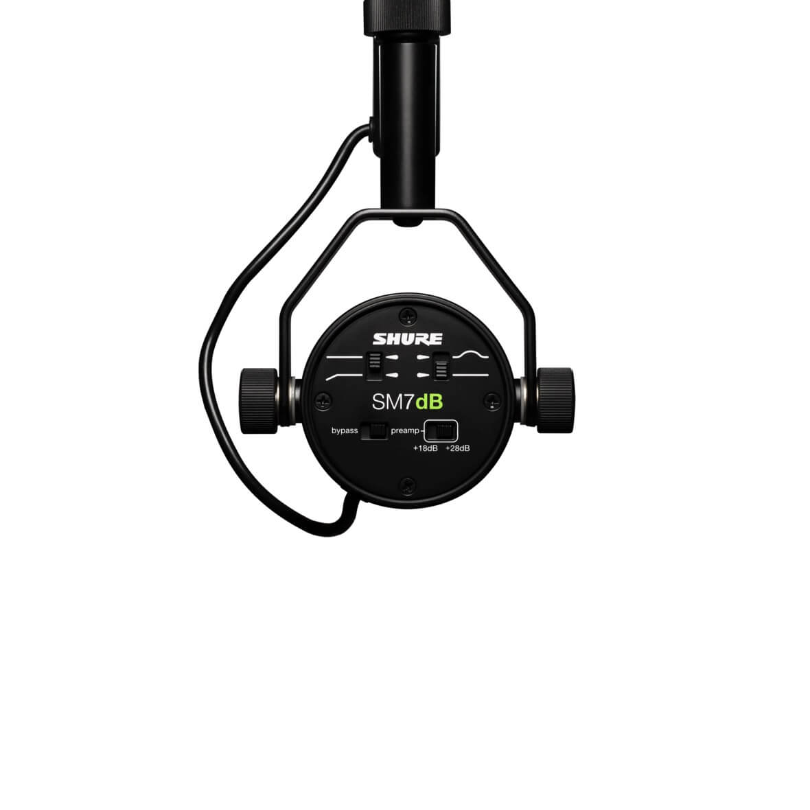 Shure SM7dB - Dynamic Vocal Microphone With Built-in Preamp, rear