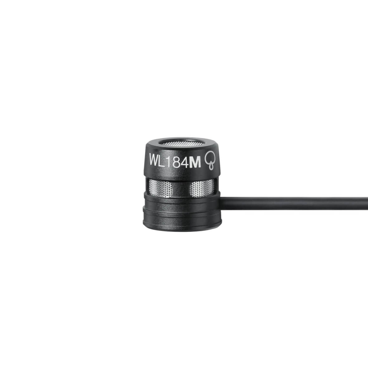 Shure WL184M - Microflex Low-profile Supercardioid Lavalier Microphone, black