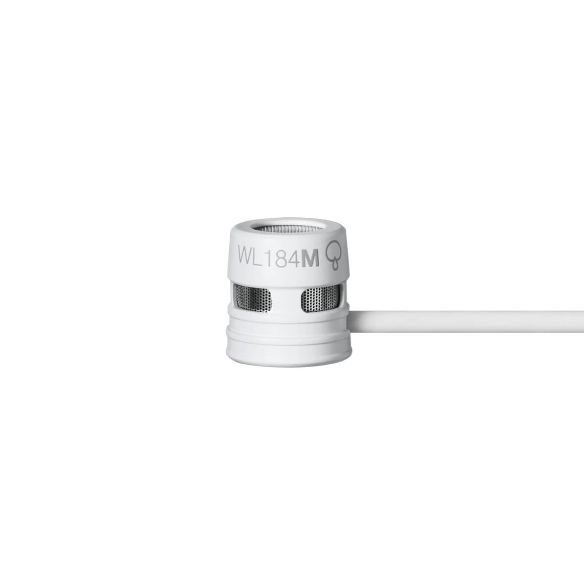 Shure WL184M - Microflex Low-profile Supercardioid Lavalier Microphone, white