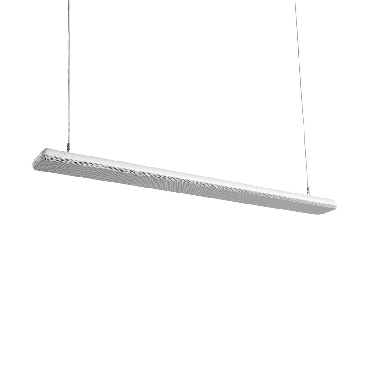 Shure MXA710w - Microflex Advance Linear Array Microphone, 4 ft shown with optional suspension mount