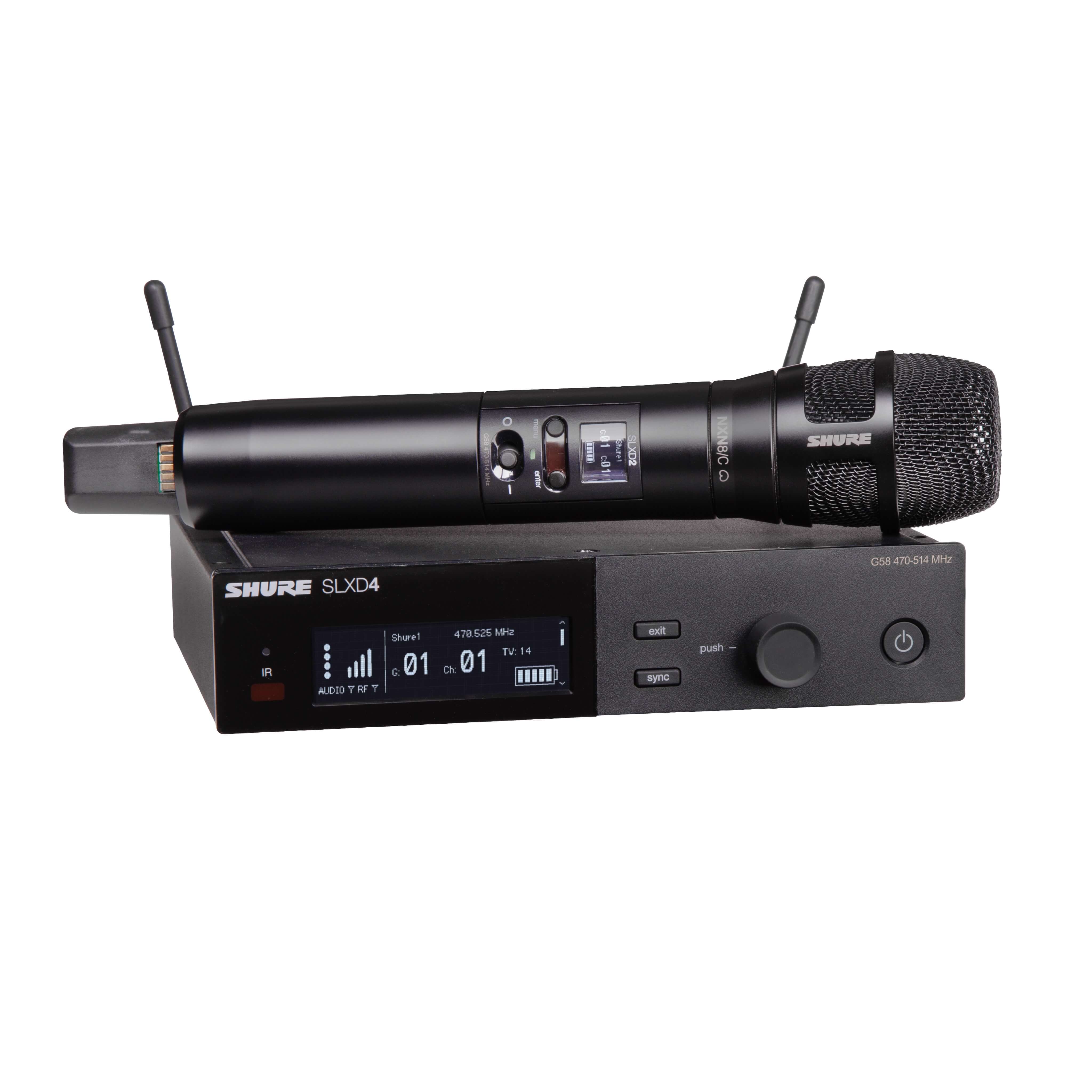 Shure SLXD24/N8CB - Handheld Wireless System with Nexadyne 8/C Capsule