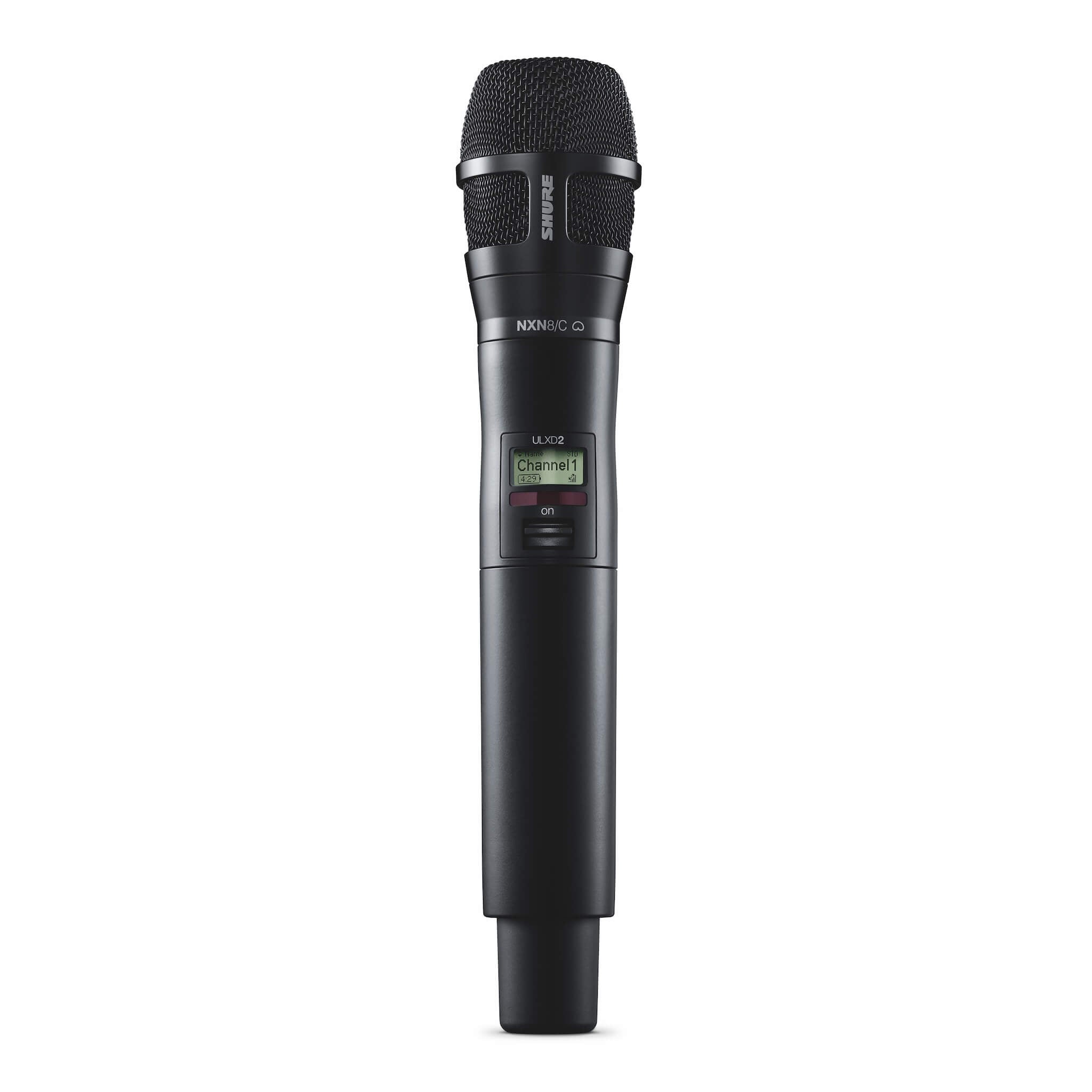 Shure ULXD2/N8C - Handheld Transmitter with Nexadyne 8/C Mic Capsule, black