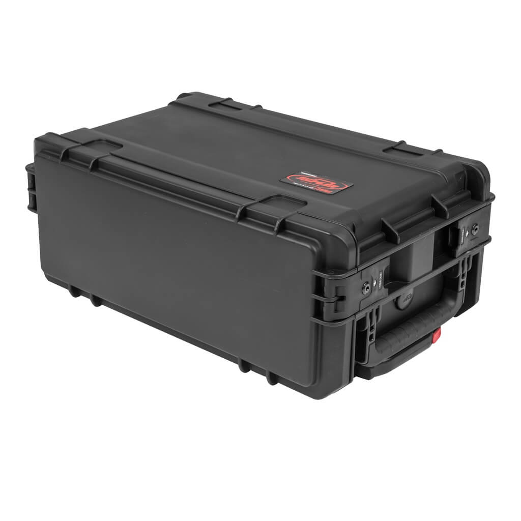 SKB Cases 3i-4U11-W - 4U Injection Molded Carry-On Rack Case, angle closed