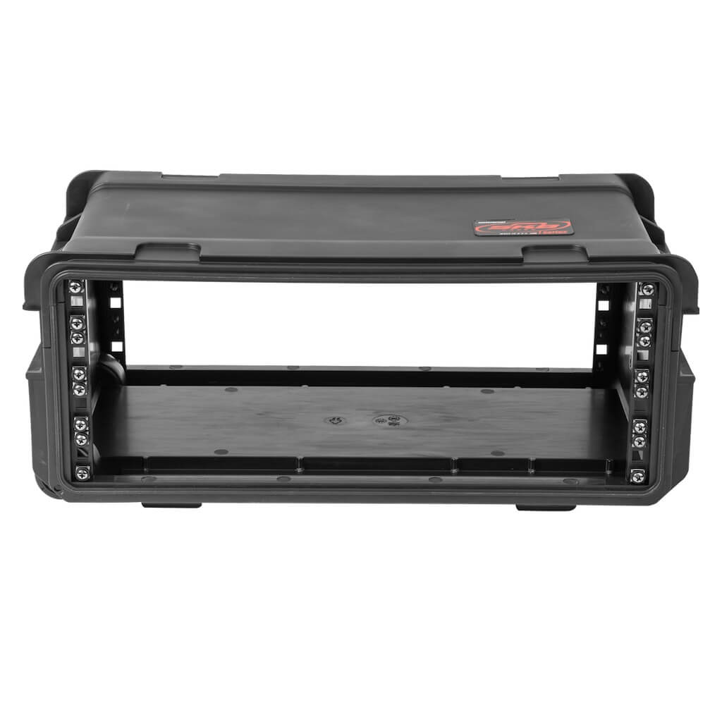 SKB Cases 3i-4U11-W - 4U Injection Molded Carry-On Rack Case, front empty