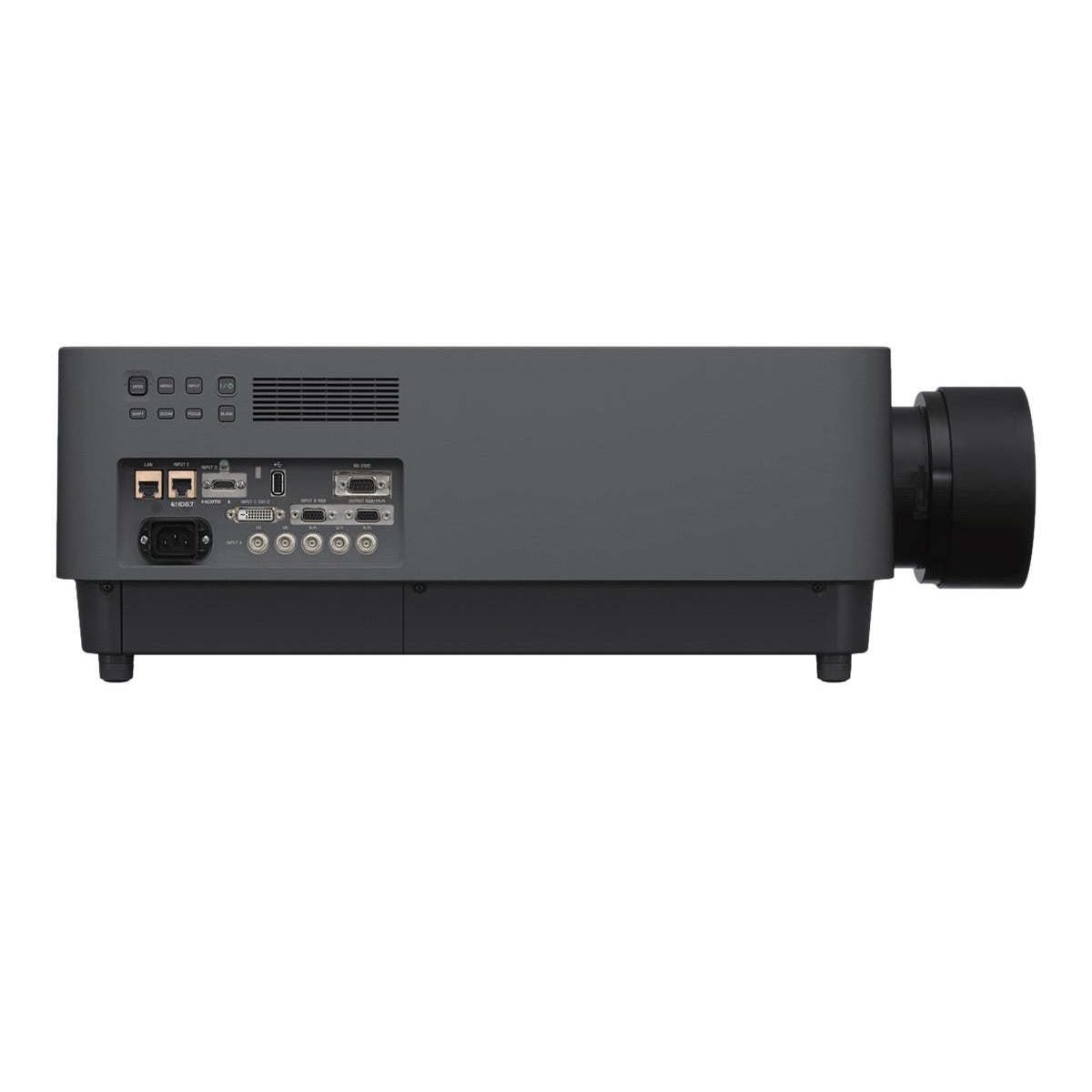Sony VPL-FHZ101L/B - 3LCD WUXGA Laser Projector, side ports