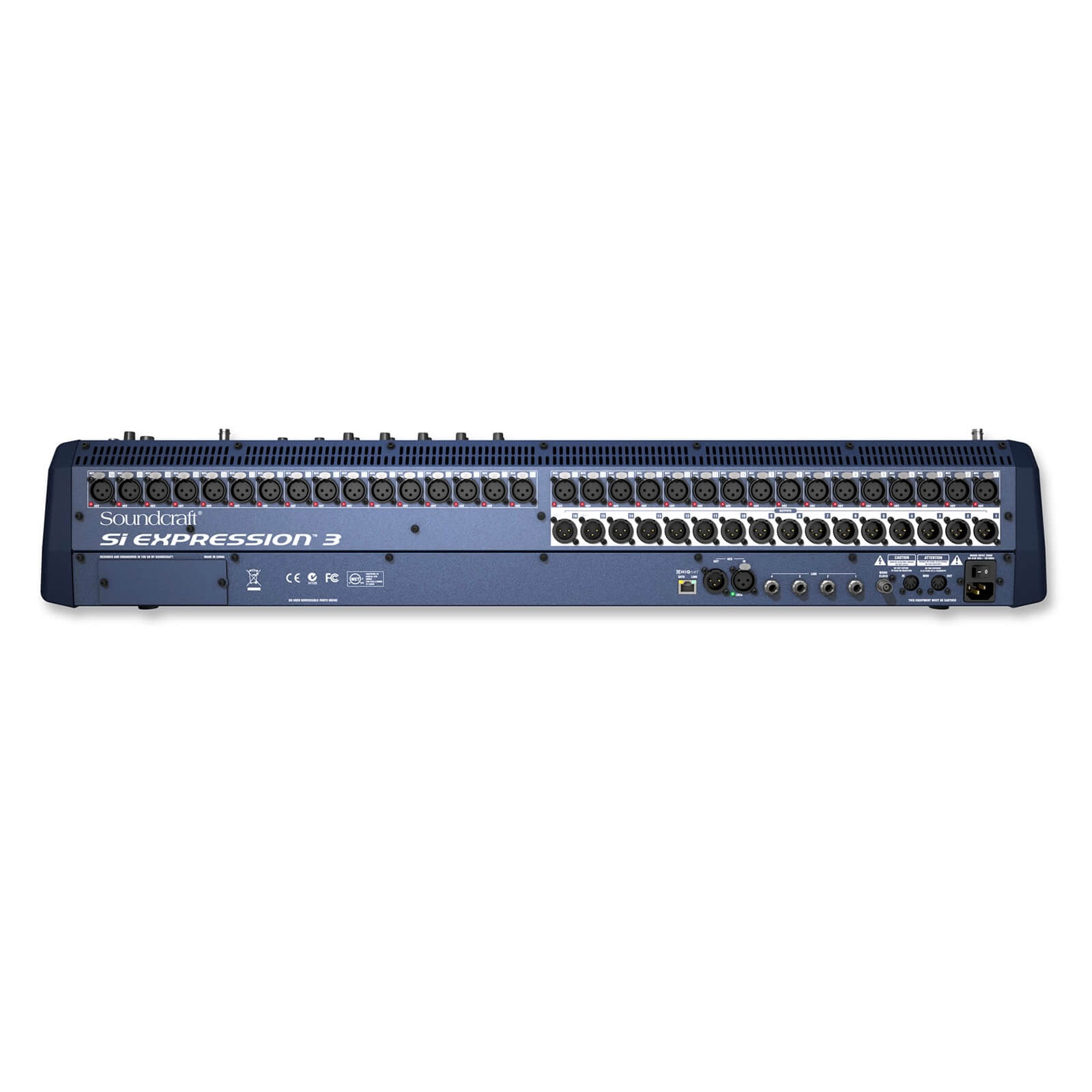 Soundcraft Si Expression 3 - 32-channel Digital Mixer, rear
