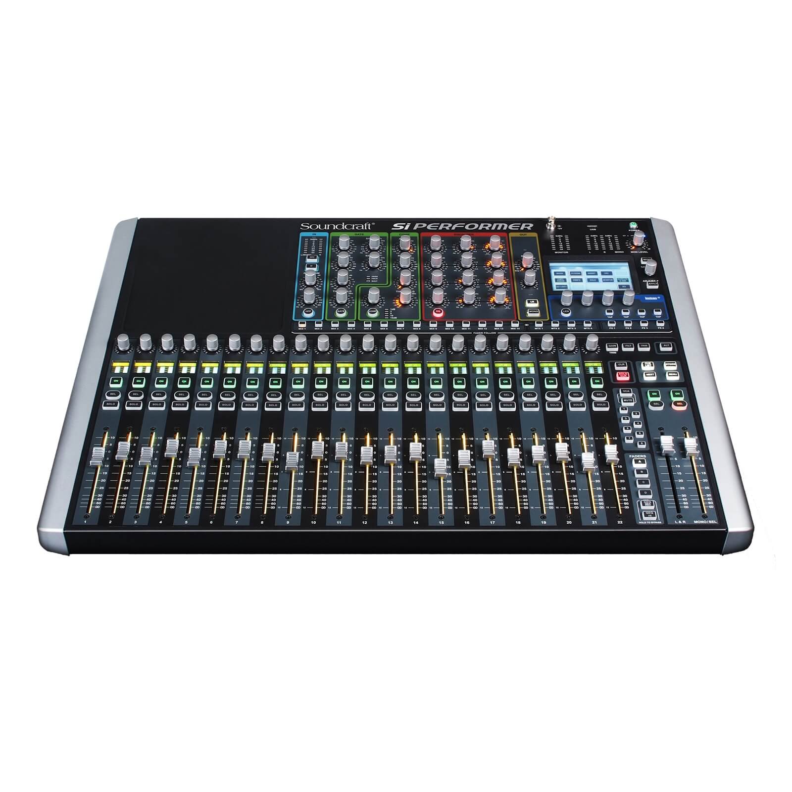 Soundcraft Si Performer 2 - 80-channel Digital Mixer with DMX Control, front