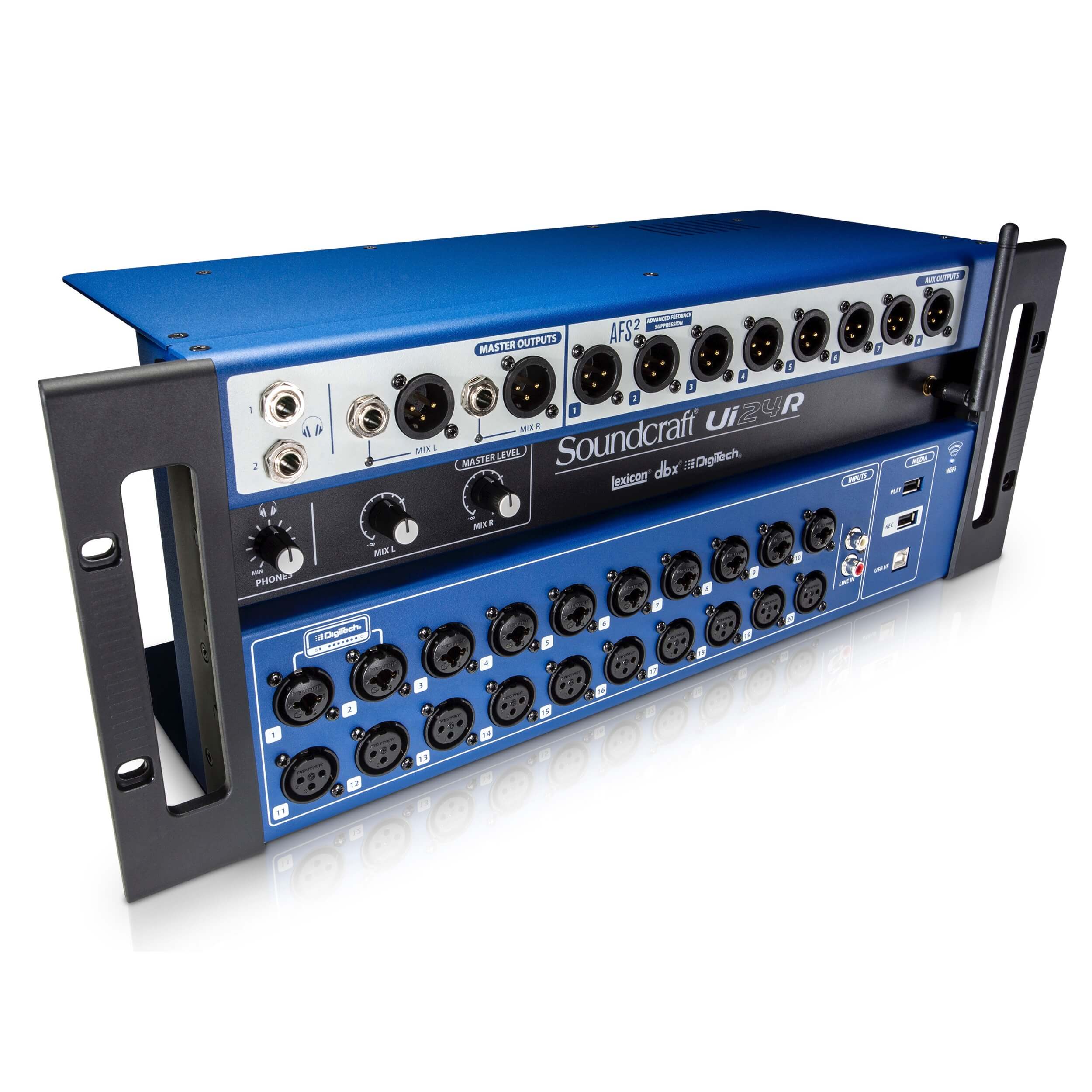 Soundcraft Ui-24R - 24-channel Digital Mixer with Wireless Control, angle