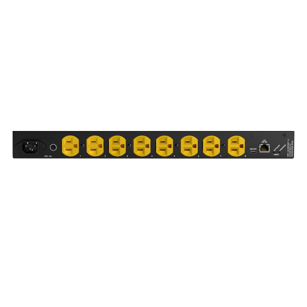 SurgeX SX-DSP-129 - Defender Series+ 12A Rackmount Power Protection, rear