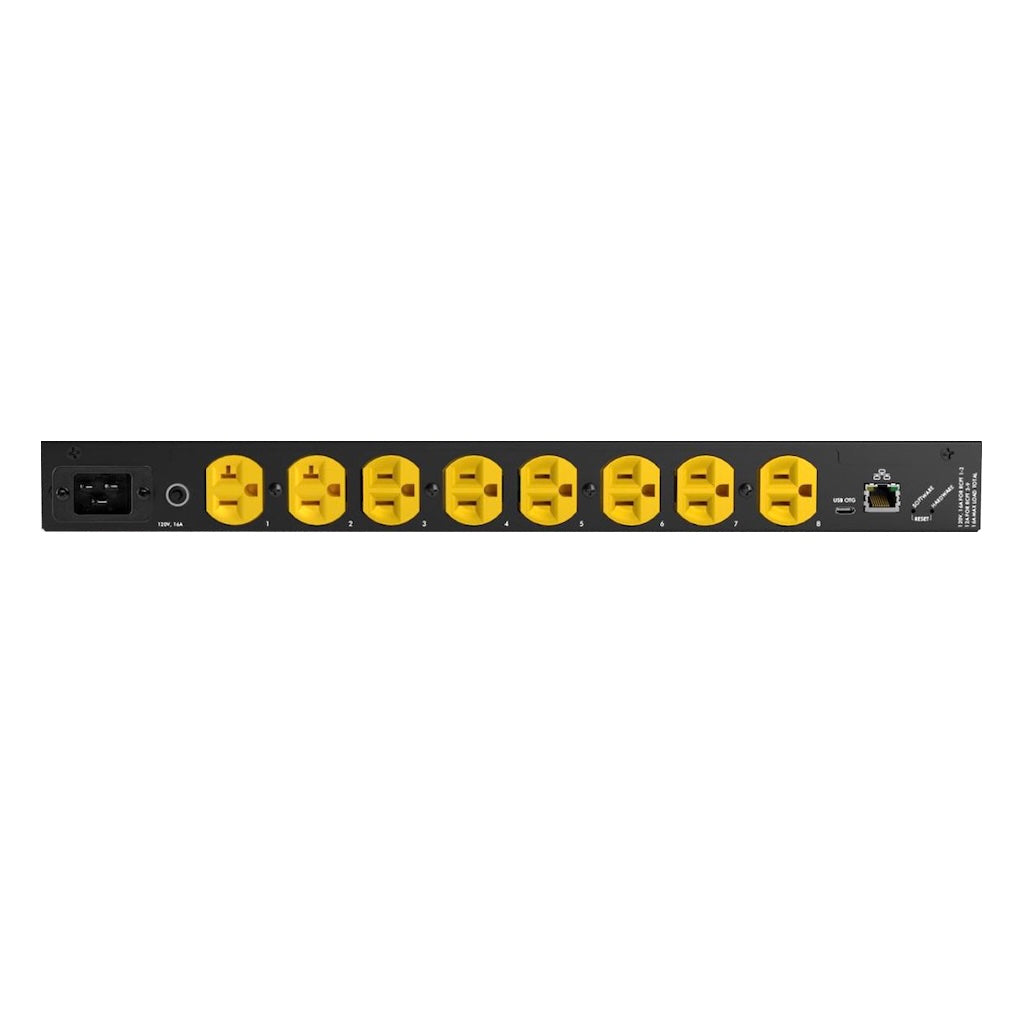 SurgeX SX-DSP-169 - Defender Series+ 16A Rackmount Power Protection, rear
