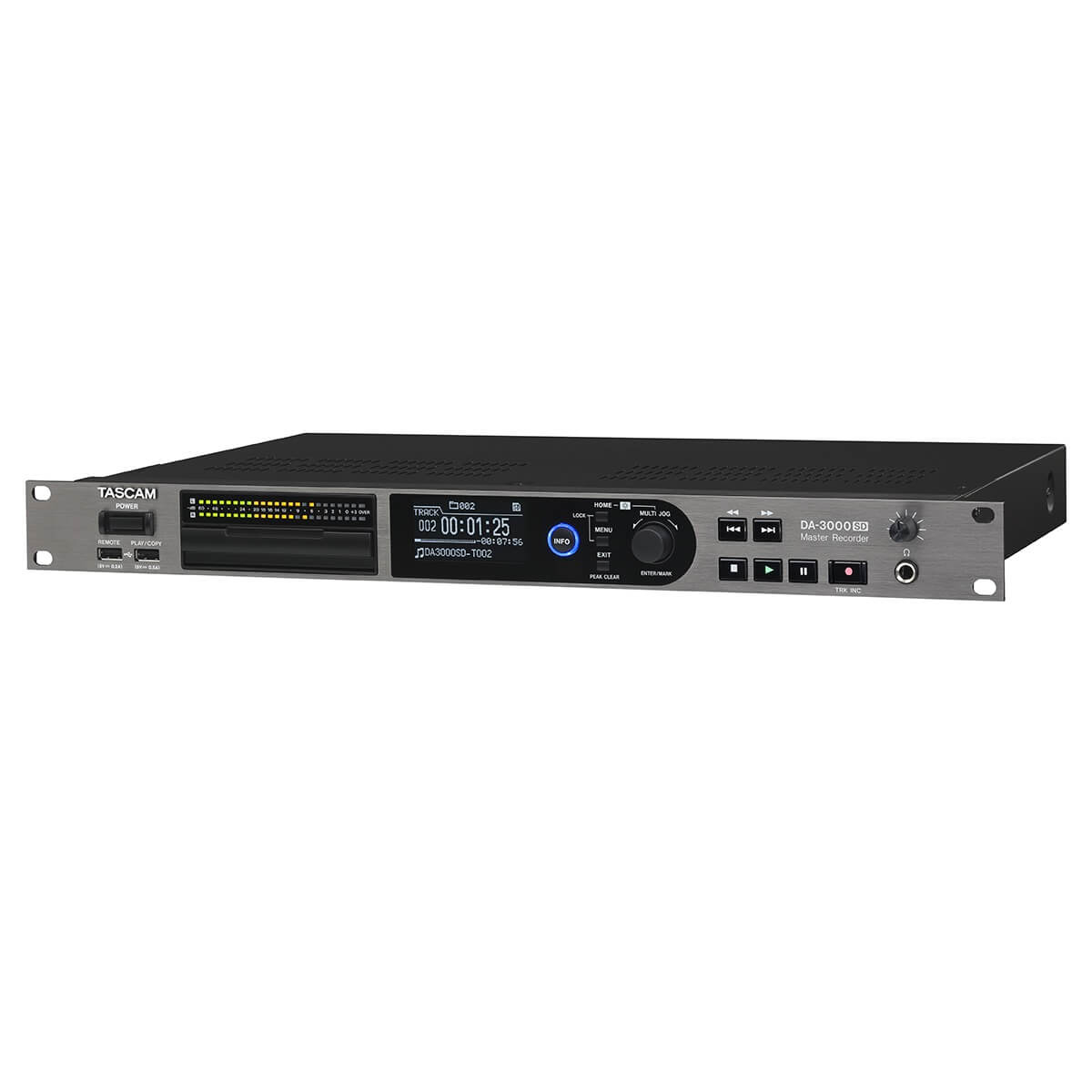 Tascam DA-3000SD - 2-Ch DSD/PCM Master Recorder and AD/DA Converter, left