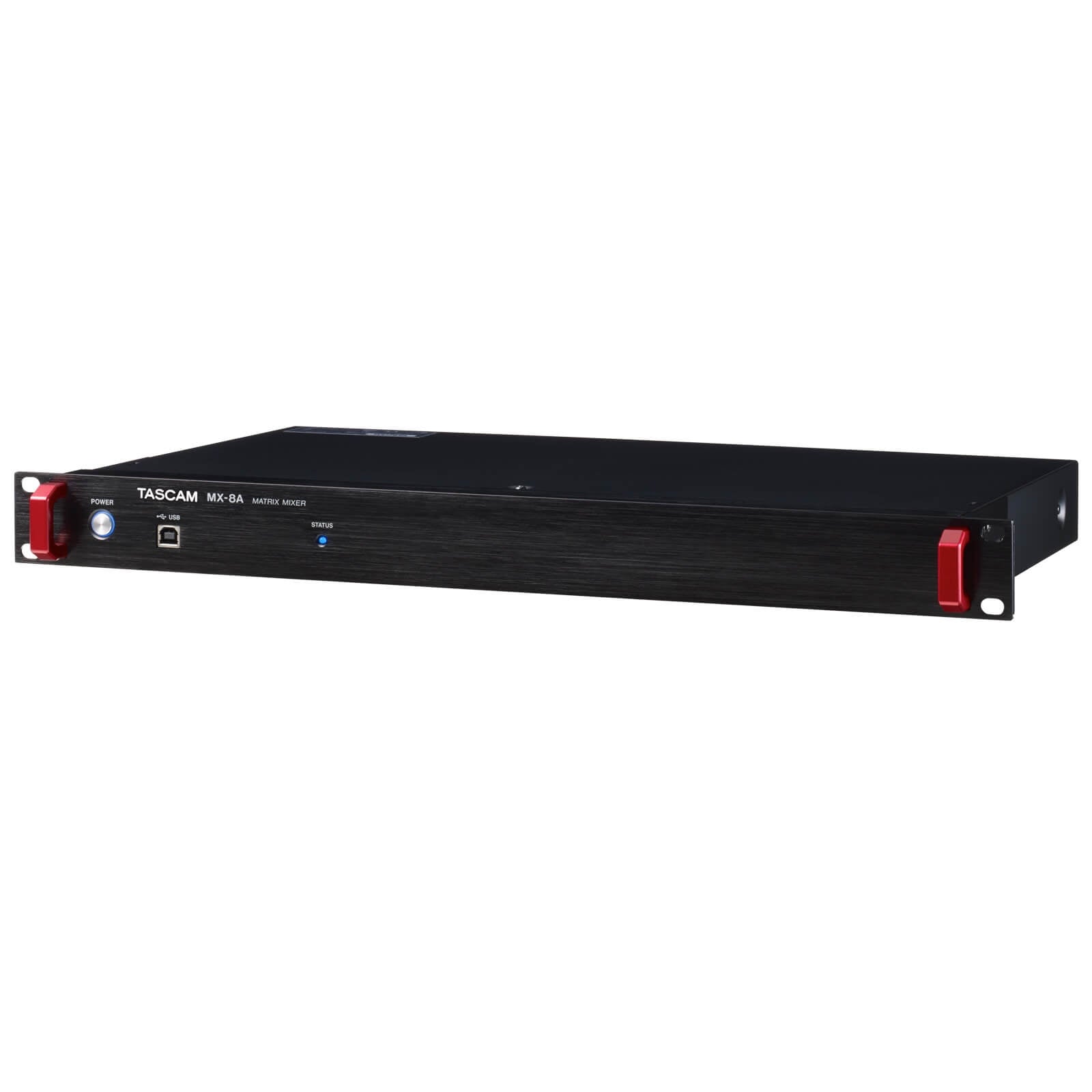 Tascam MX-8A - 8-Input/8-Output Matrix Mixer with DSP, angle
