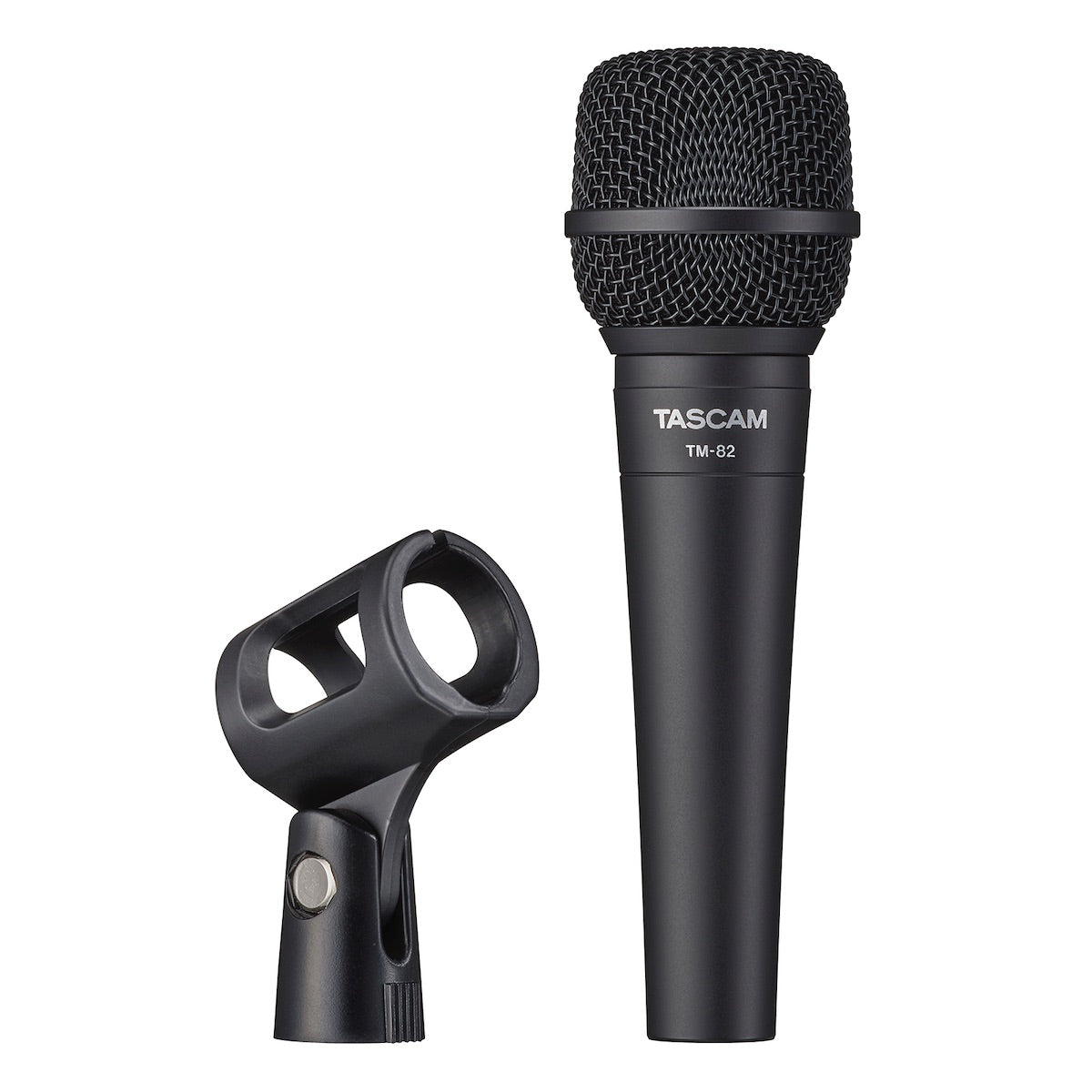 Tascam TM-82 - Dynamic Microphone for Vocals and Instruments, with included mic holder
