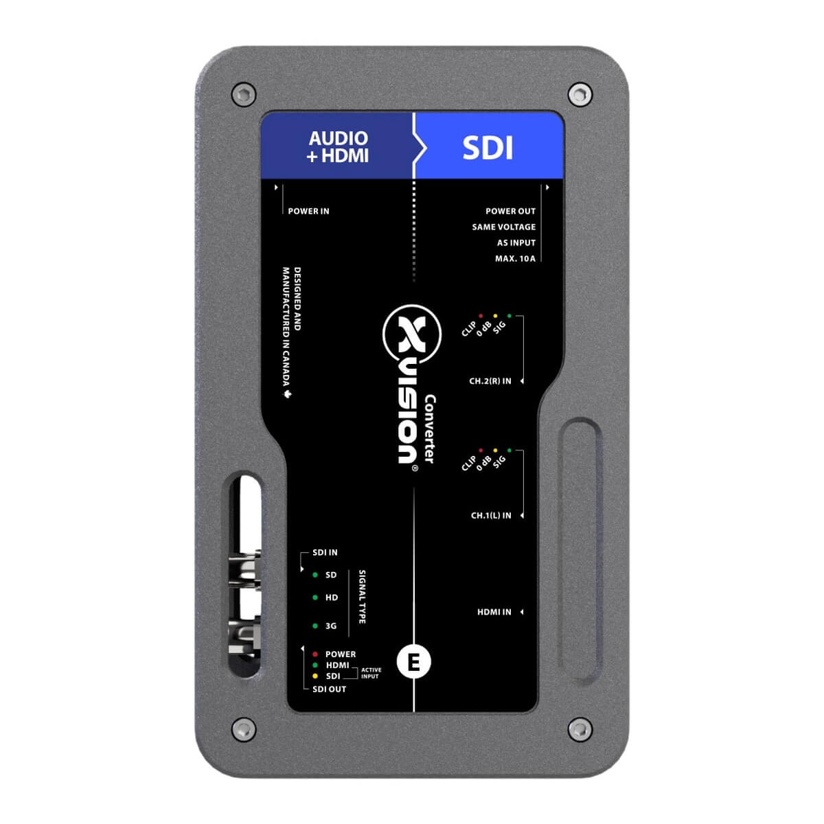 Theatrixx XVVAUDIO2SDIT1 - xVision Converter SDI Audio Embedder with True1 connector, front