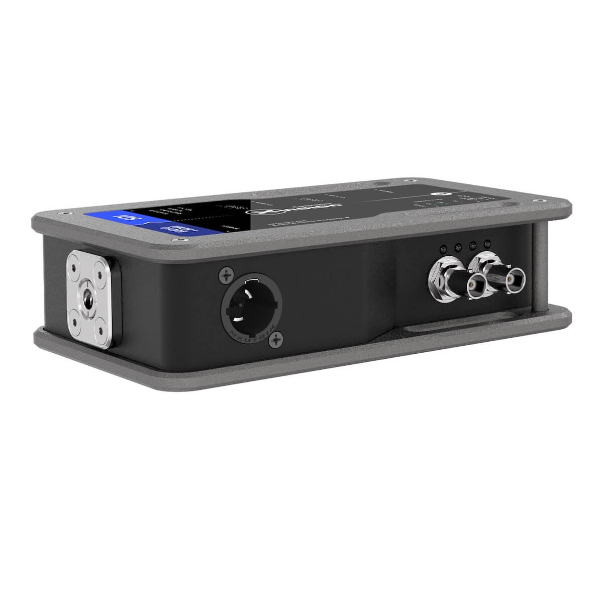 Theatrixx XVVAUDIO2SDIT1 - xVision Converter SDI Audio Embedder with True1 connector, side angle