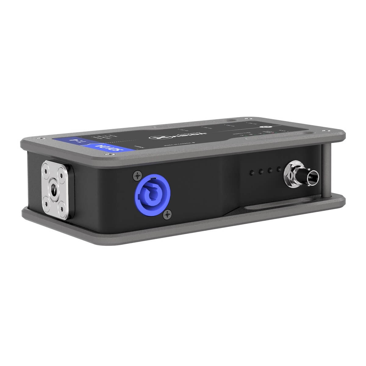 Theatrixx xVision XVV-SDIDA - SDI Distribution Amplifier with 4 Outputs, side angle