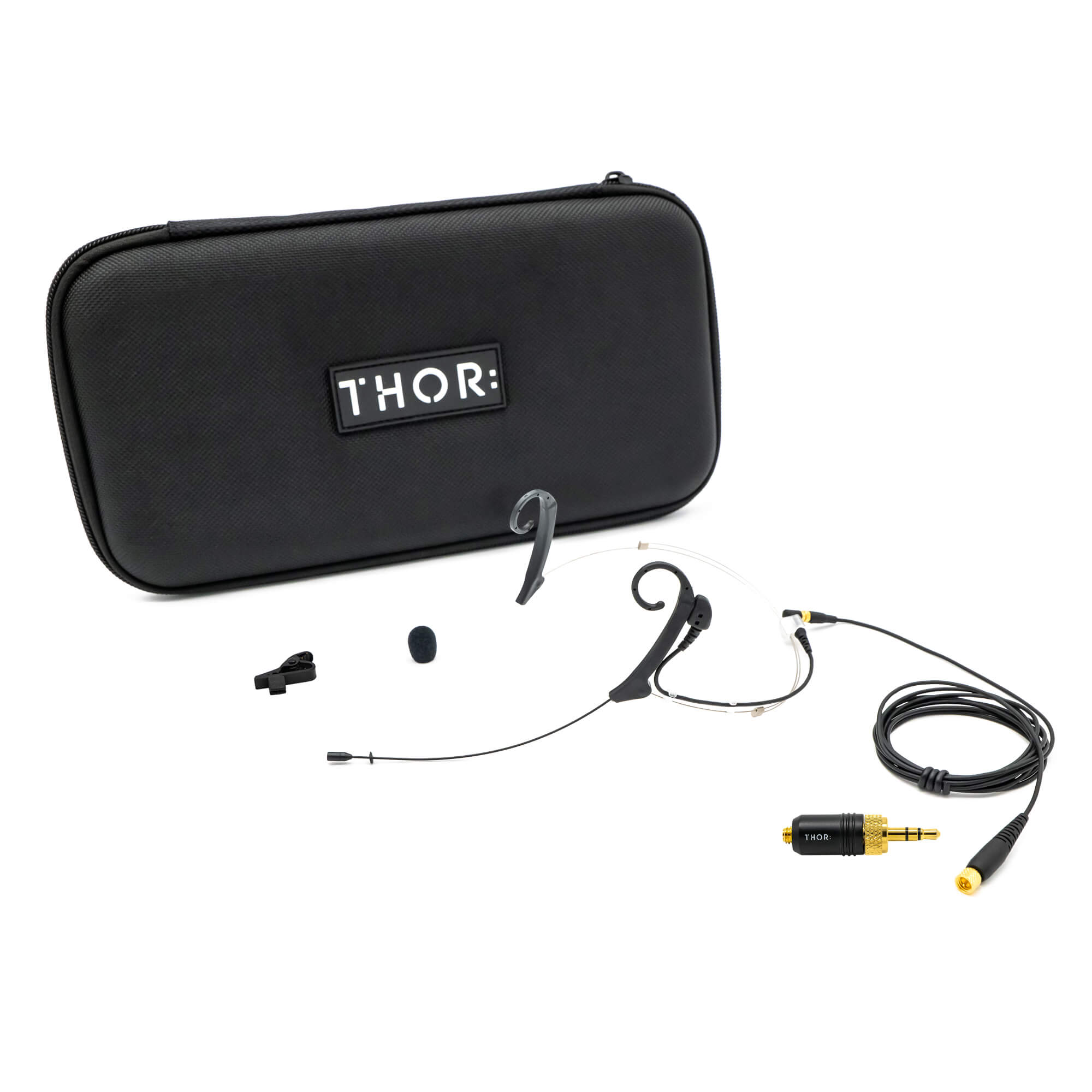 THOR Shadow SH20-BLK-MD-3.5 Dual Ear Headworn Microphone Kit