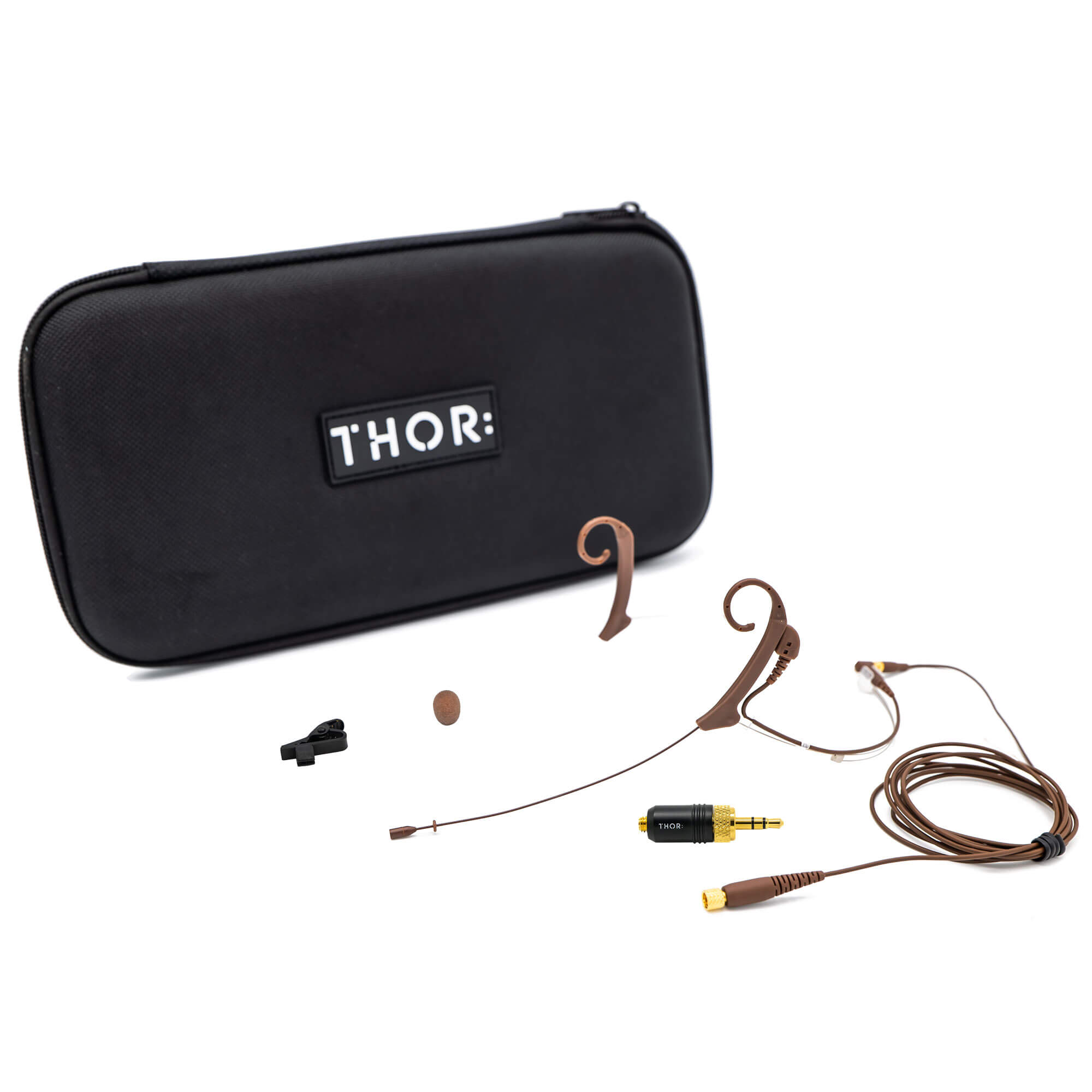THOR Shadow SH20-BR-MD-3.5 Dual Ear Headworn Microphone Kit