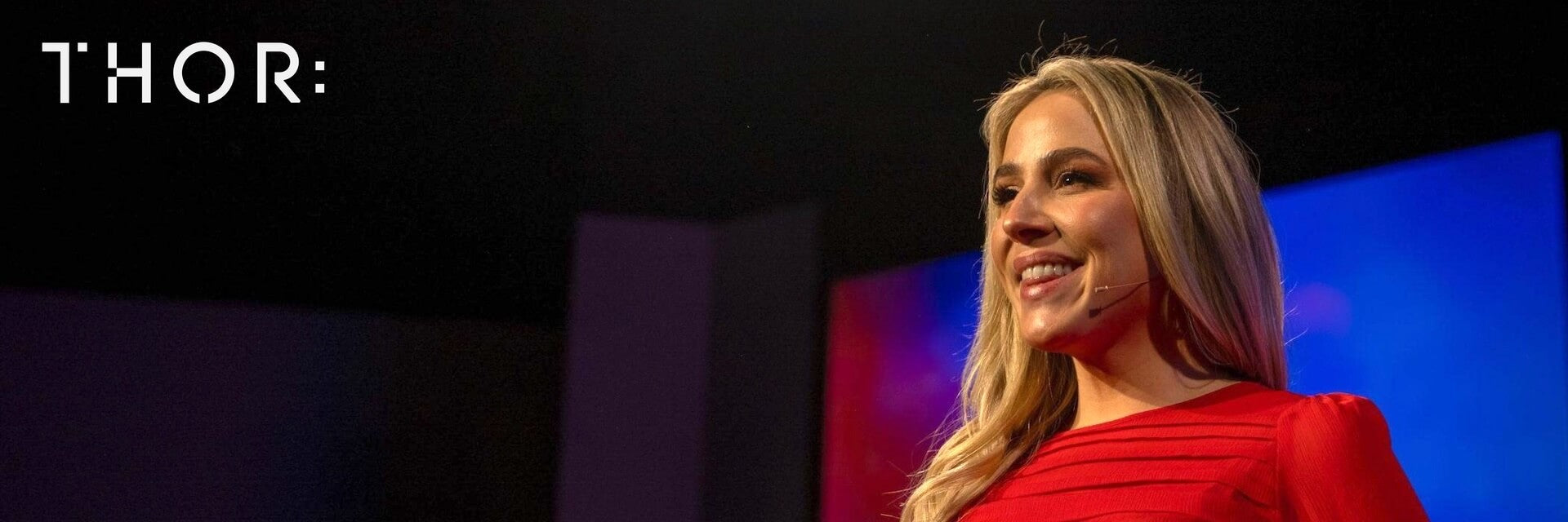 THOR Shadow SH20 Dual Ear Headset Microphone, GearTechs desktop banner (Sabrina)