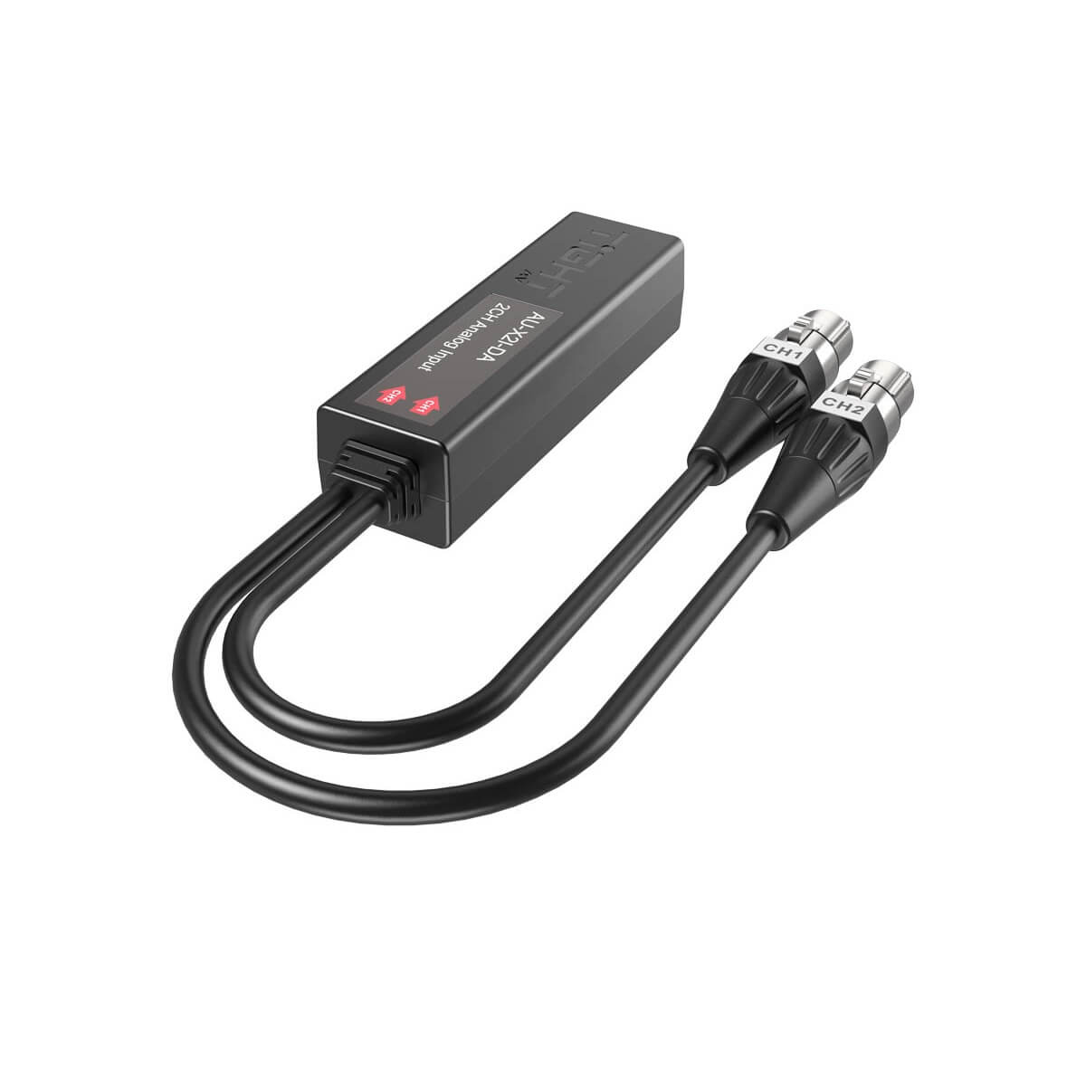 TiGHT AV AU-X2I-DA - Dante 2-Channel XLR Input Adapter, rear