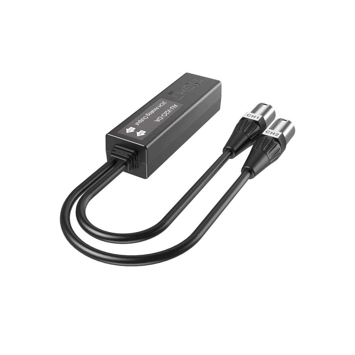 TiGHT AV AU-X2O-DA - Dante 2-Channel XLR Output Adapter, rear