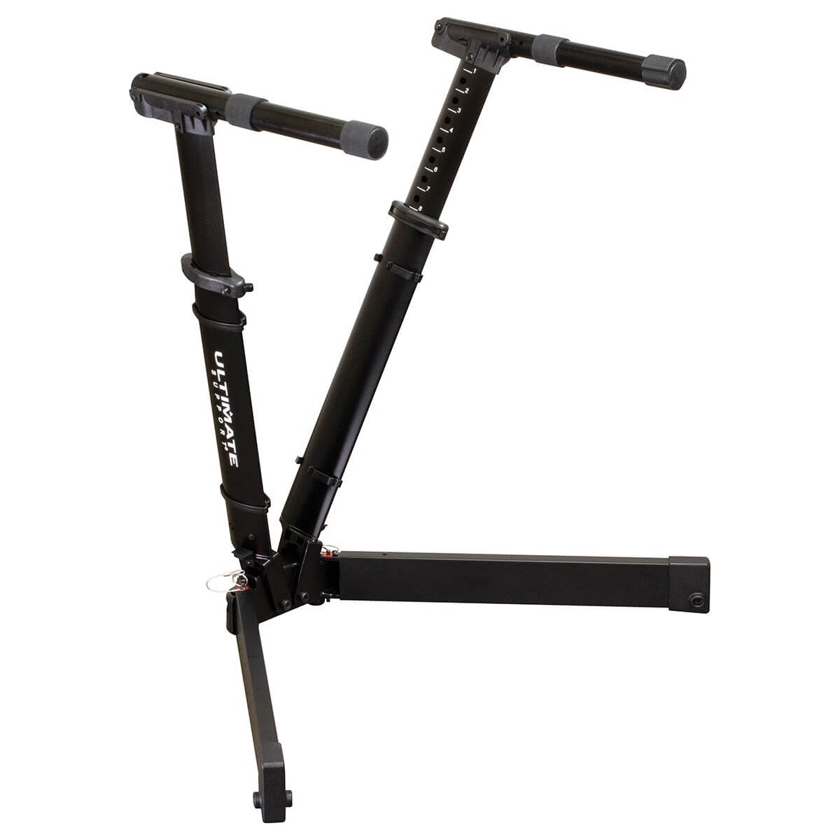 Ultimate Support VS-88B - V-Stand Pro Keyboard Stand, angle
