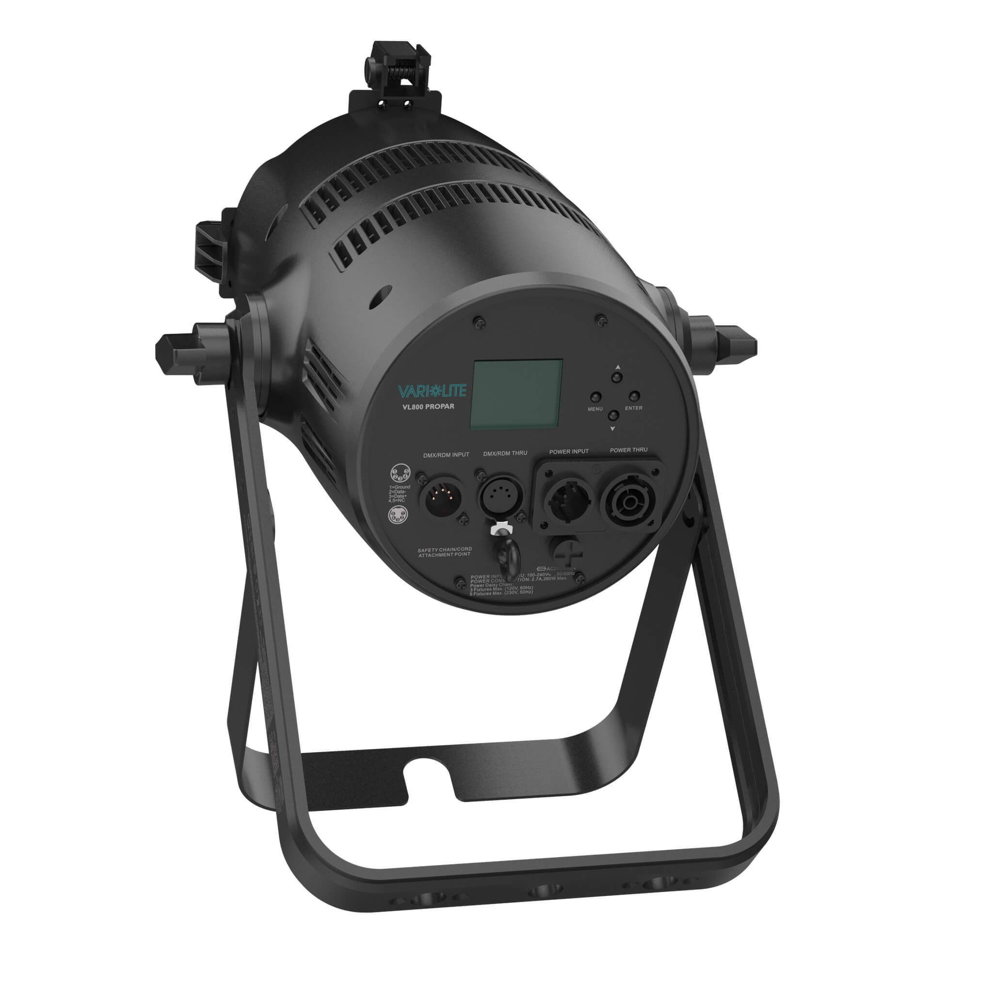 Vari-Lite VL800 ProPAR - RGBW LED Zoomable PAR Wash Fixture, black back