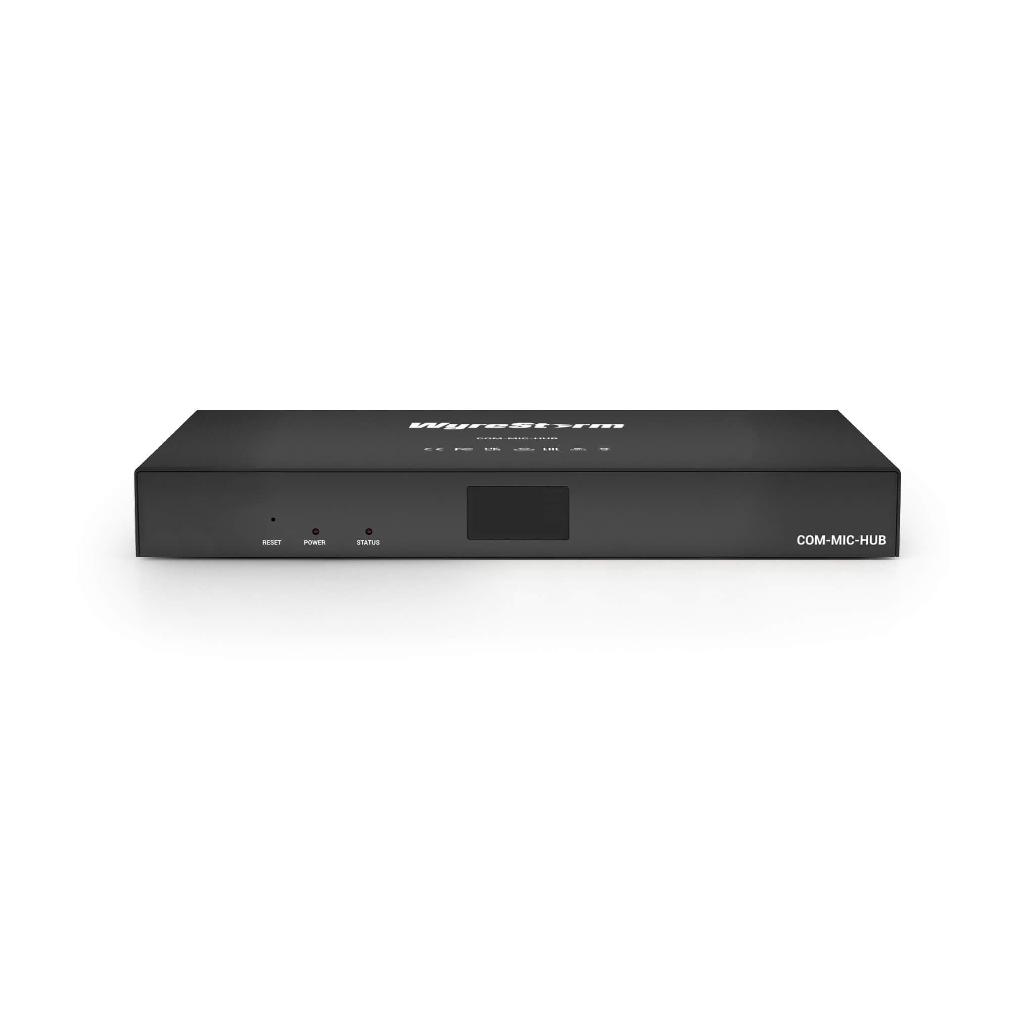 WyreStorm COM-MIC-HUB - Microphone Hub with Advanced Audio DSP, front