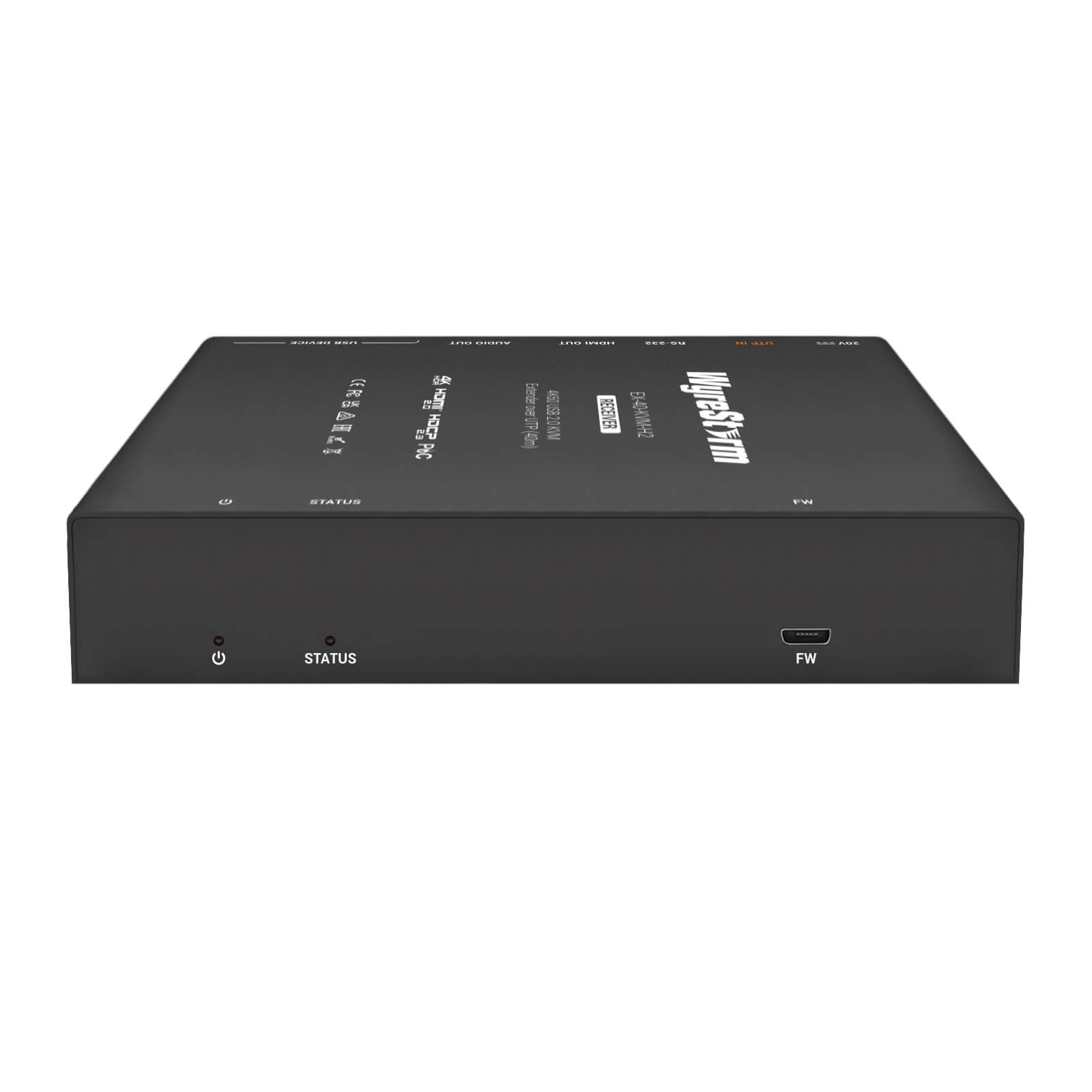 WyreStorm EX-40-KVM-H2 - 4K60 USB 2.0 KVM Extender Set over UTP, RX front