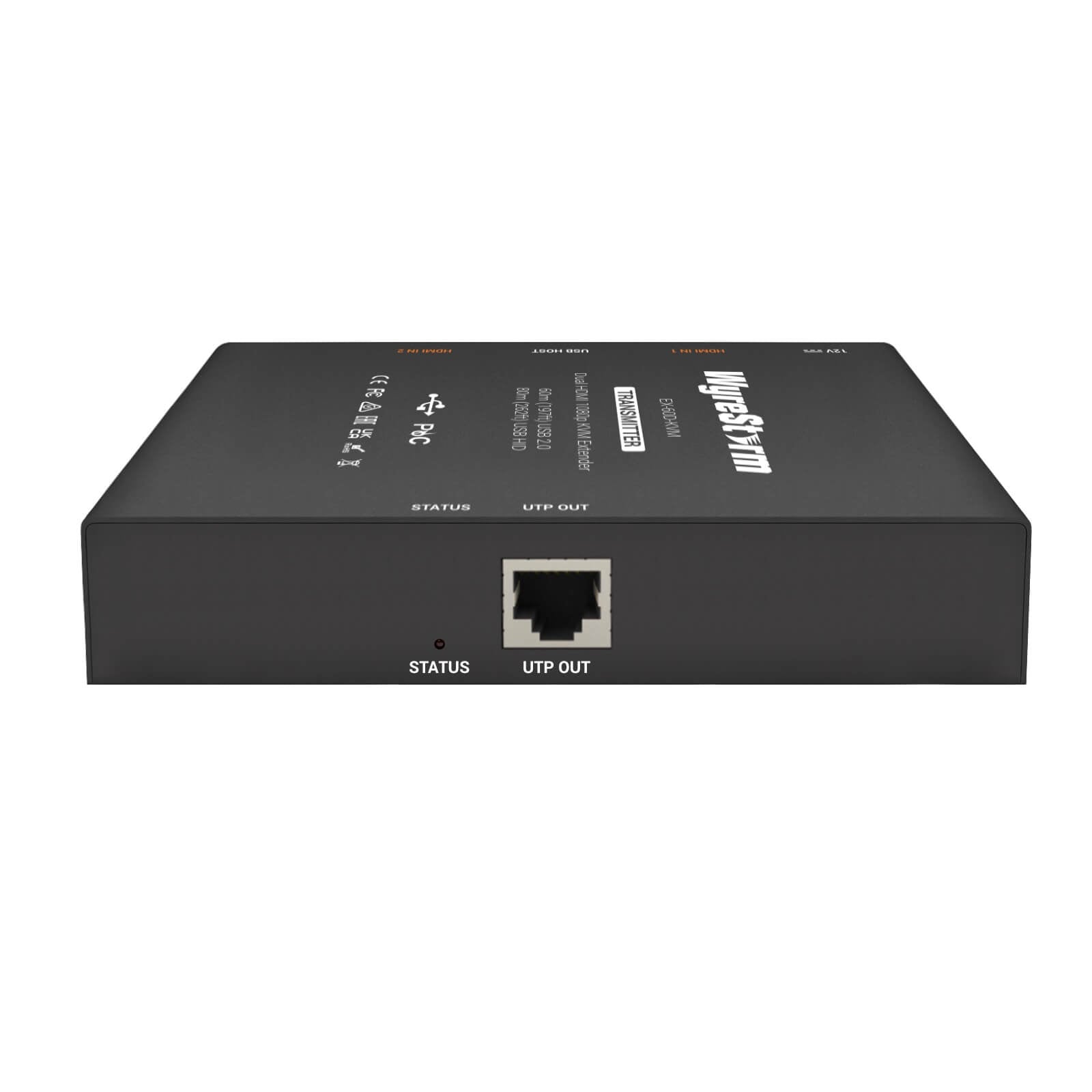 WyreStorm EX-60D-KVM - Dual HDMI 1080p KVM Extender Set over UTP, TX front