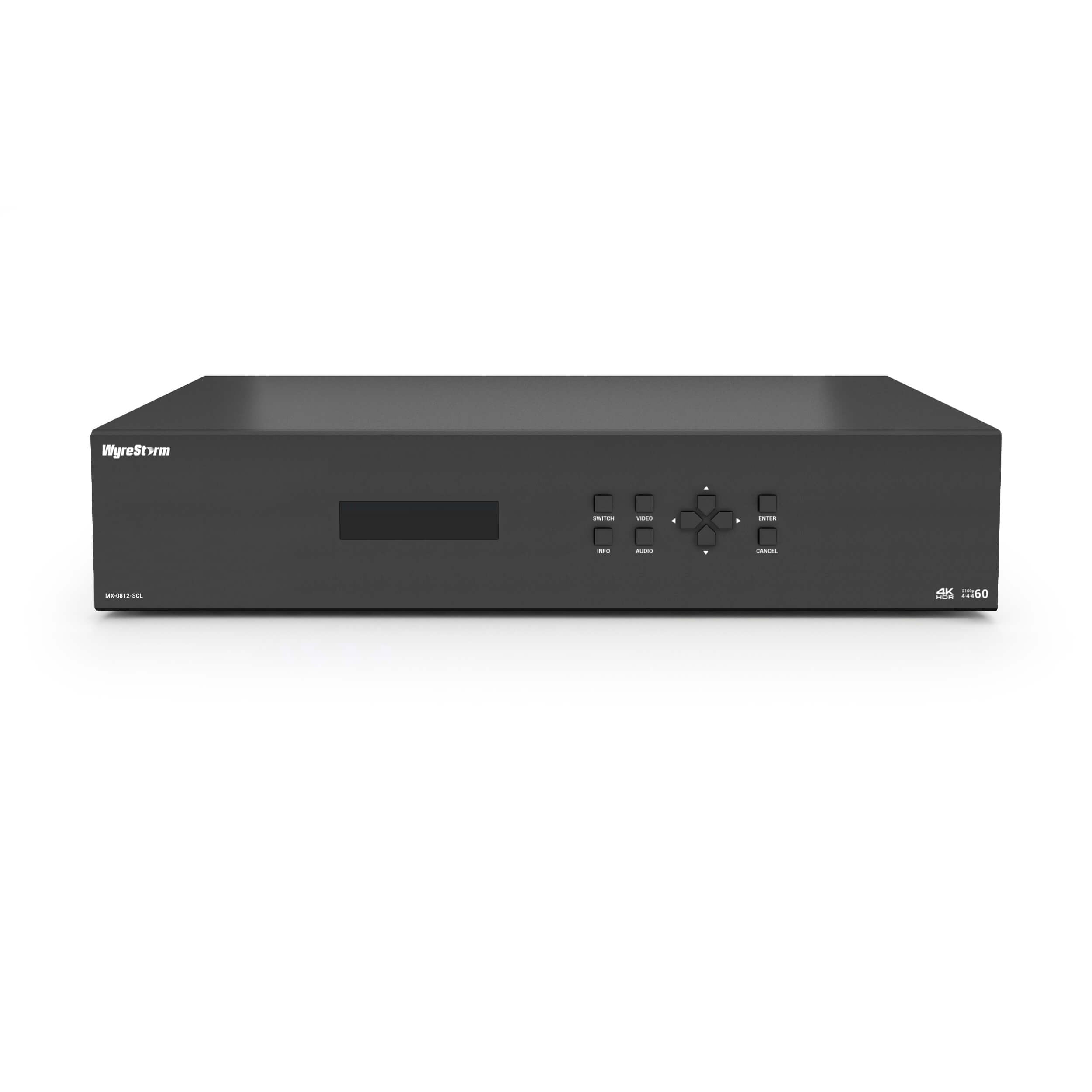WyreStorm MX-0812-SCL - 4K60 8×12 Seamless Scaling HDMI Matrix, front