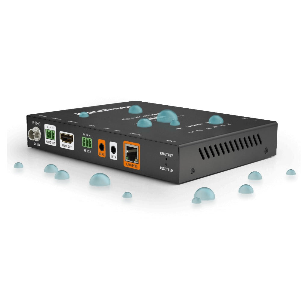 WyreStorm NHD-120-RX-S - 4K30 H.264/H.265 AVoIP Decoder with Sealoc Weatherloc nano coating