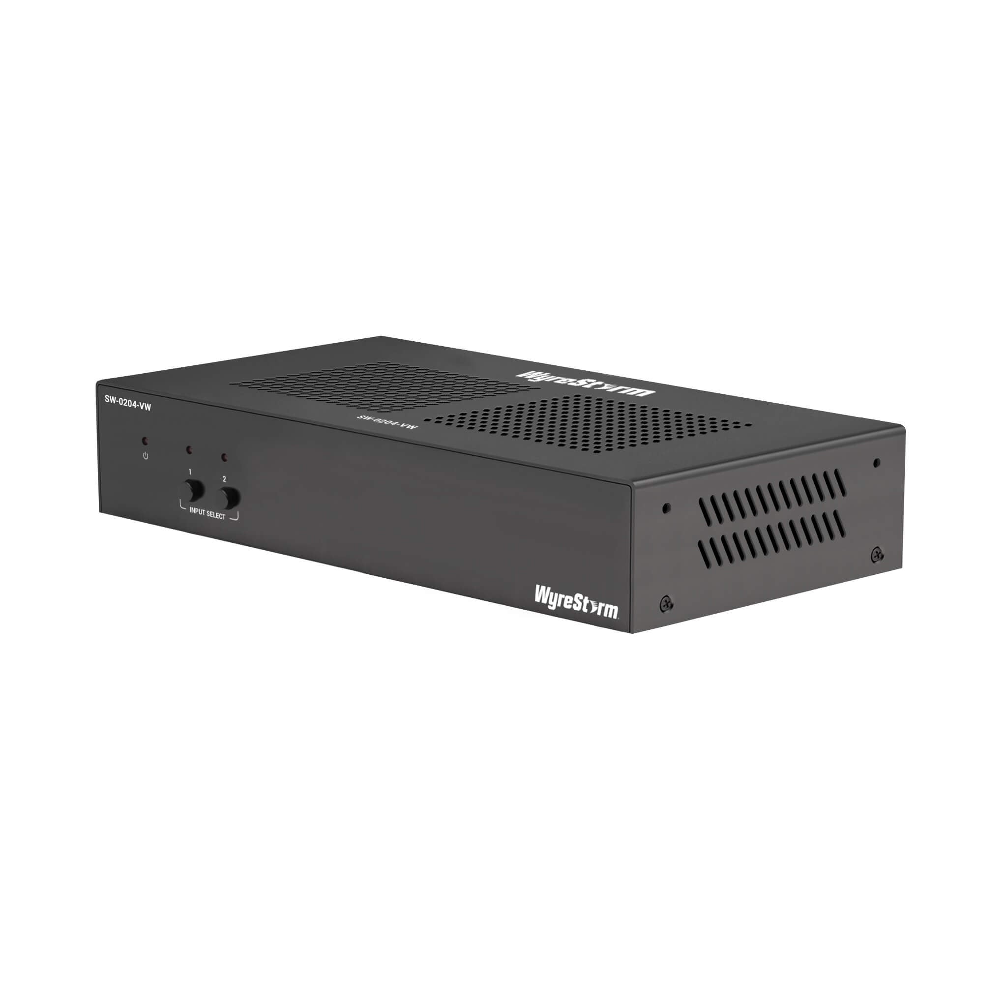 WyreStorm SW-0204-VW - 4K60Hz 4-Output Video Wall Processor, front angle