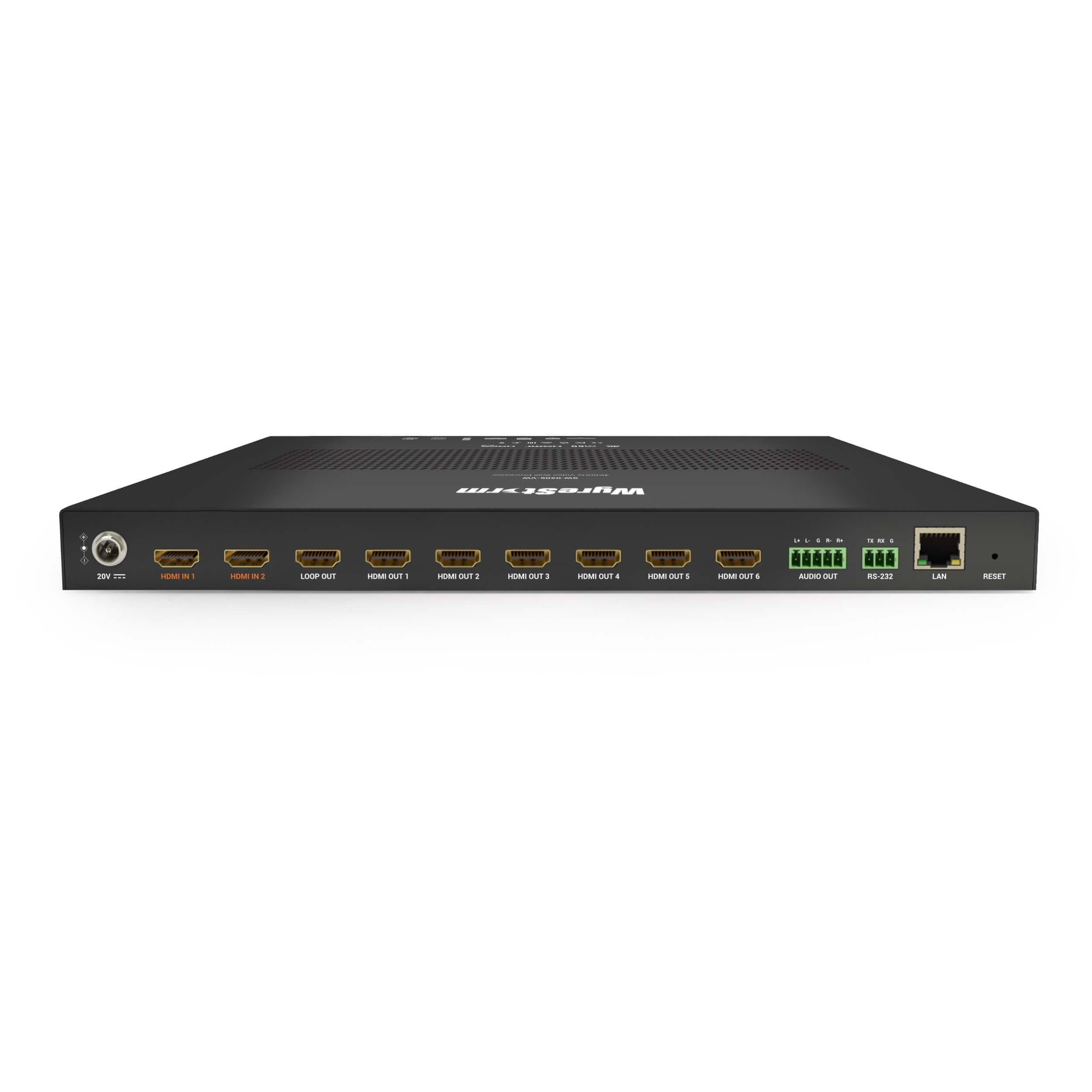 WyreStorm SW-0206-VW - 6-Output Video Wall Processor, rear