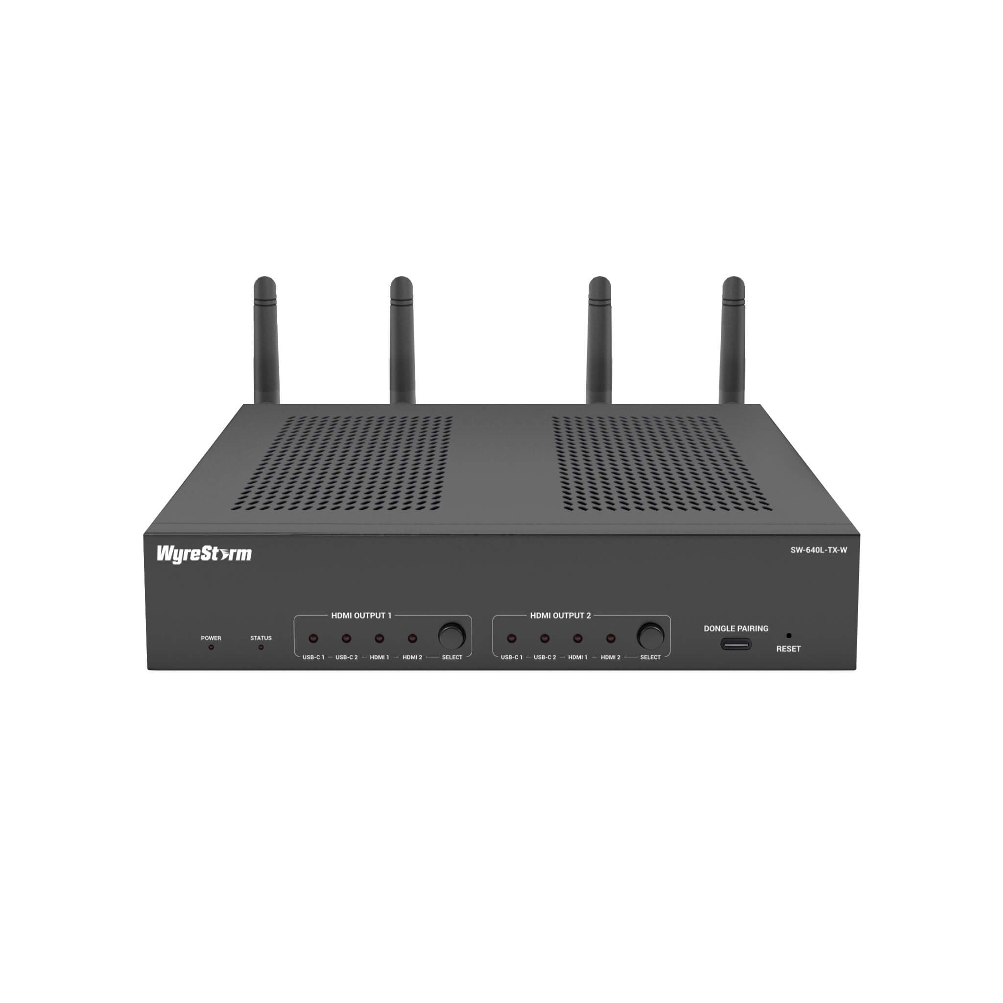 WyreStorm SW-640L-TX-W - 4-Input 4K60Hz Presentation Switcher, front