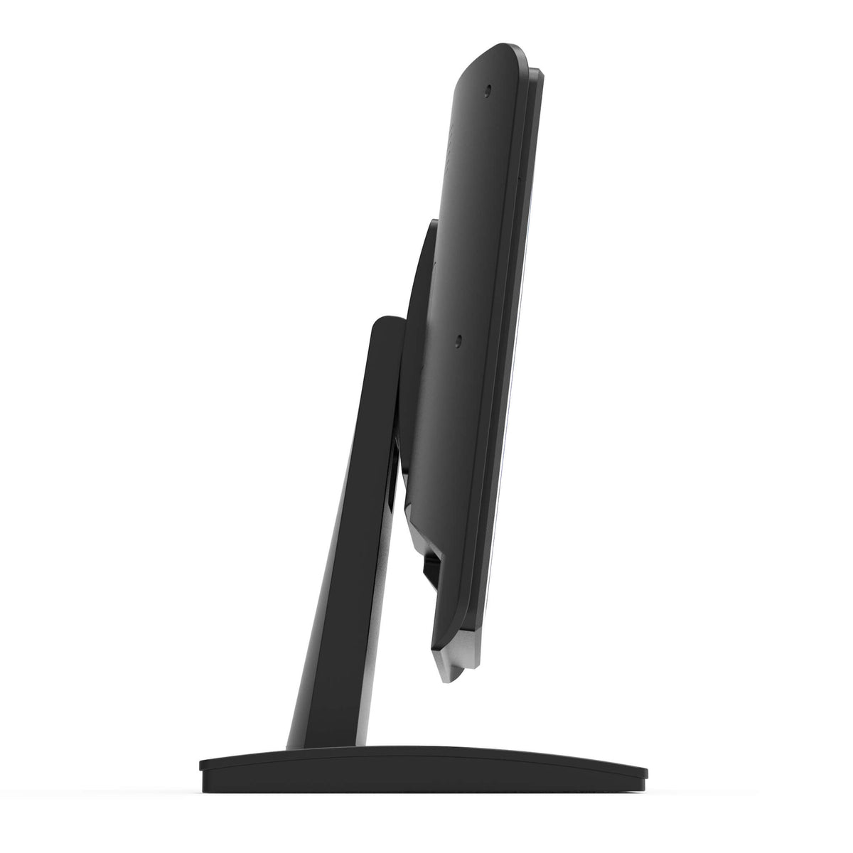 WyreStorm SYN-TOUCH10 v3 - Synergy 10.1-inch All-In-One Touchpad, side view with tabletop stand