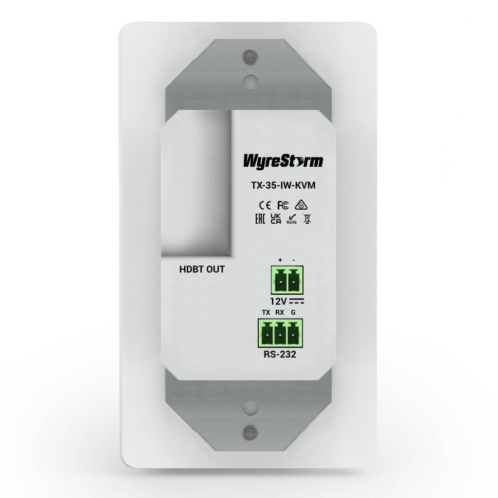 WyreStorm TX-35-IW-KVM - HDMI and USB In-Wall HDBaseT Transmitter, rear