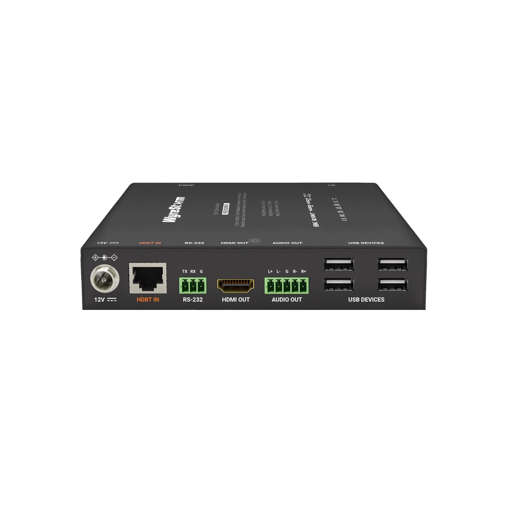 WyreStorm EX-100-KVM-8K - HDMI 2.1 8K HDBaseT Receiver, rear