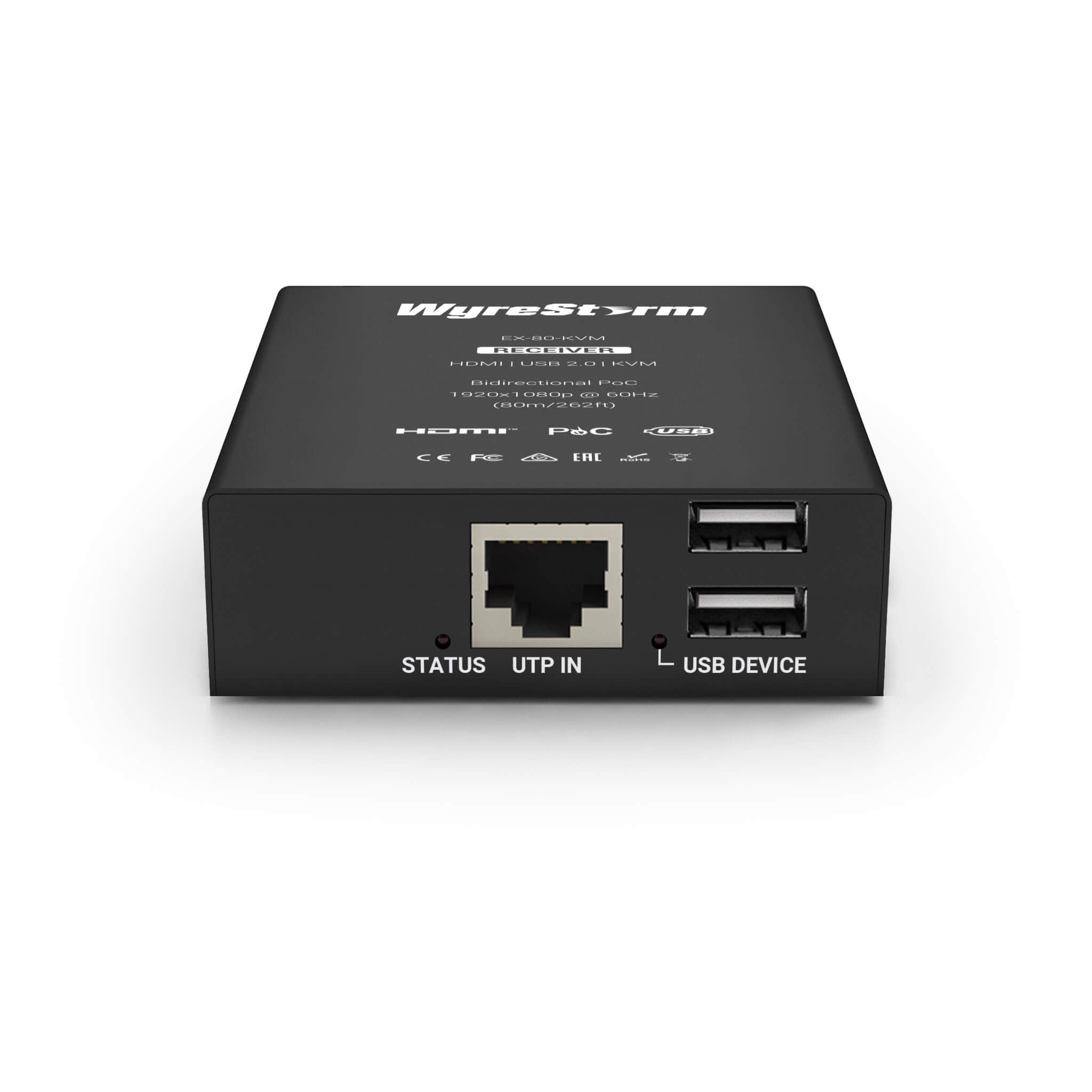 WyreStorm EX-80-KVM - Receiver front