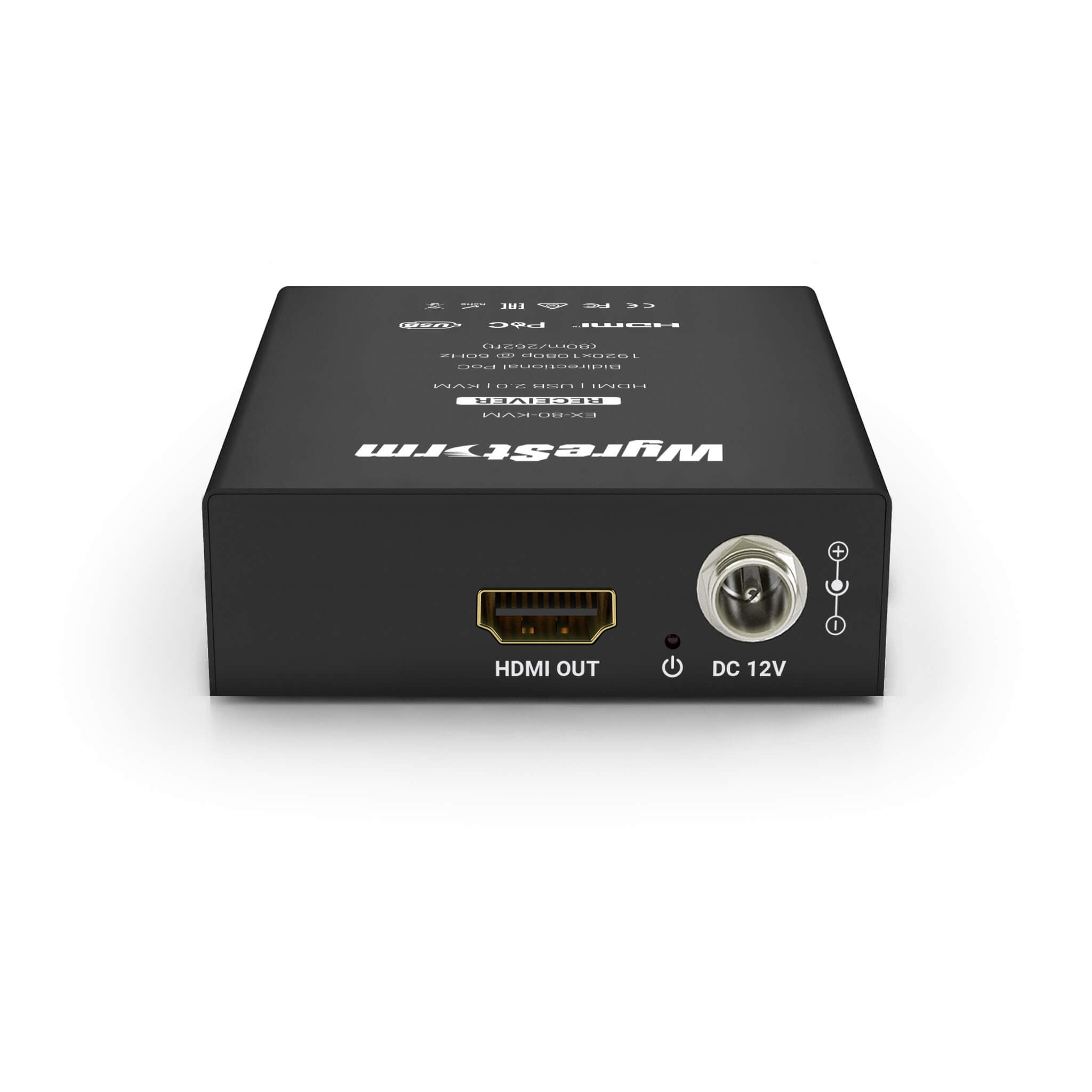 WyreStorm EX-80-KVM - HDMI and KVM UTP Extender Set, Receiver rear