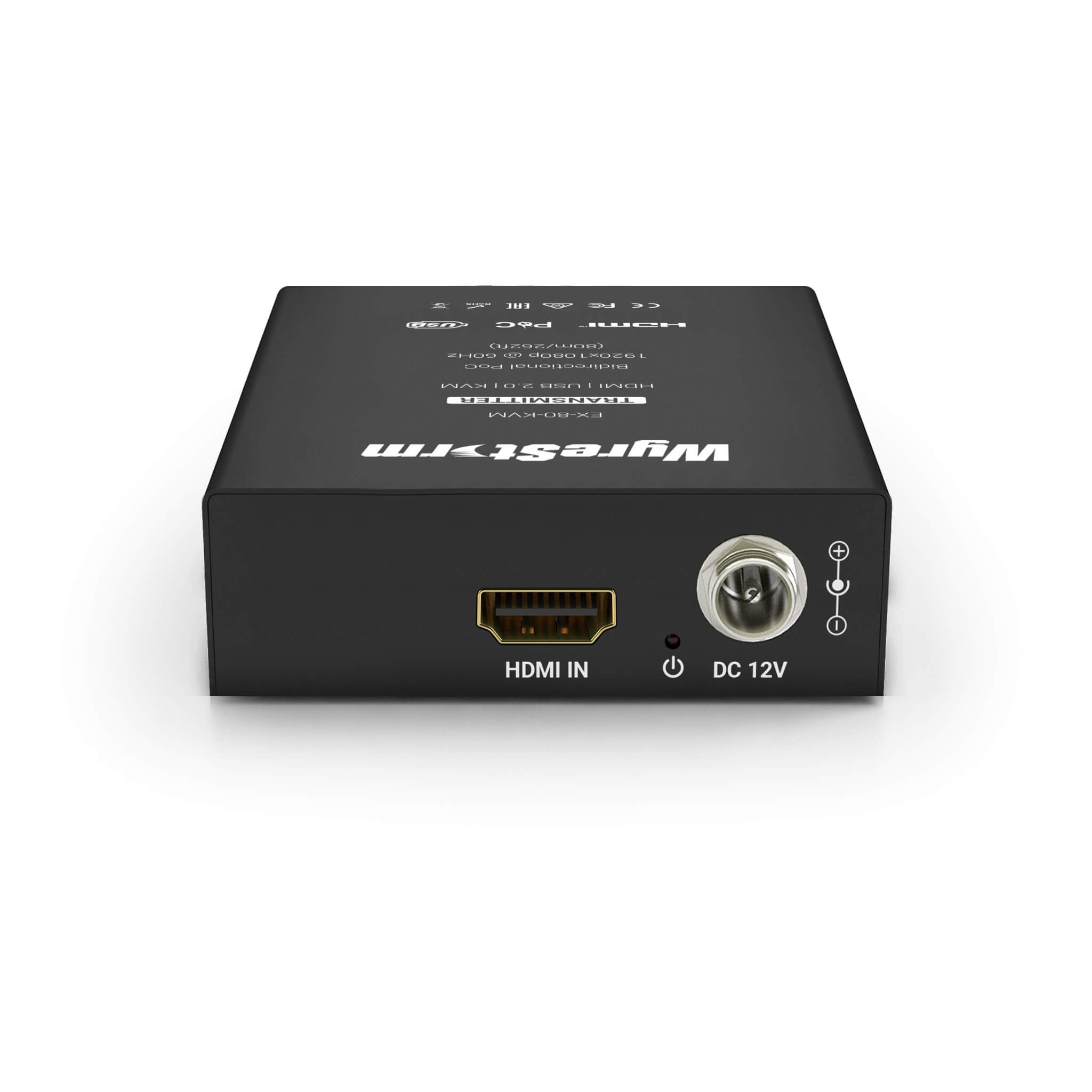 WyreStorm EX-80-KVM - HDMI and KVM UTP Extender Set, transmitter rear
