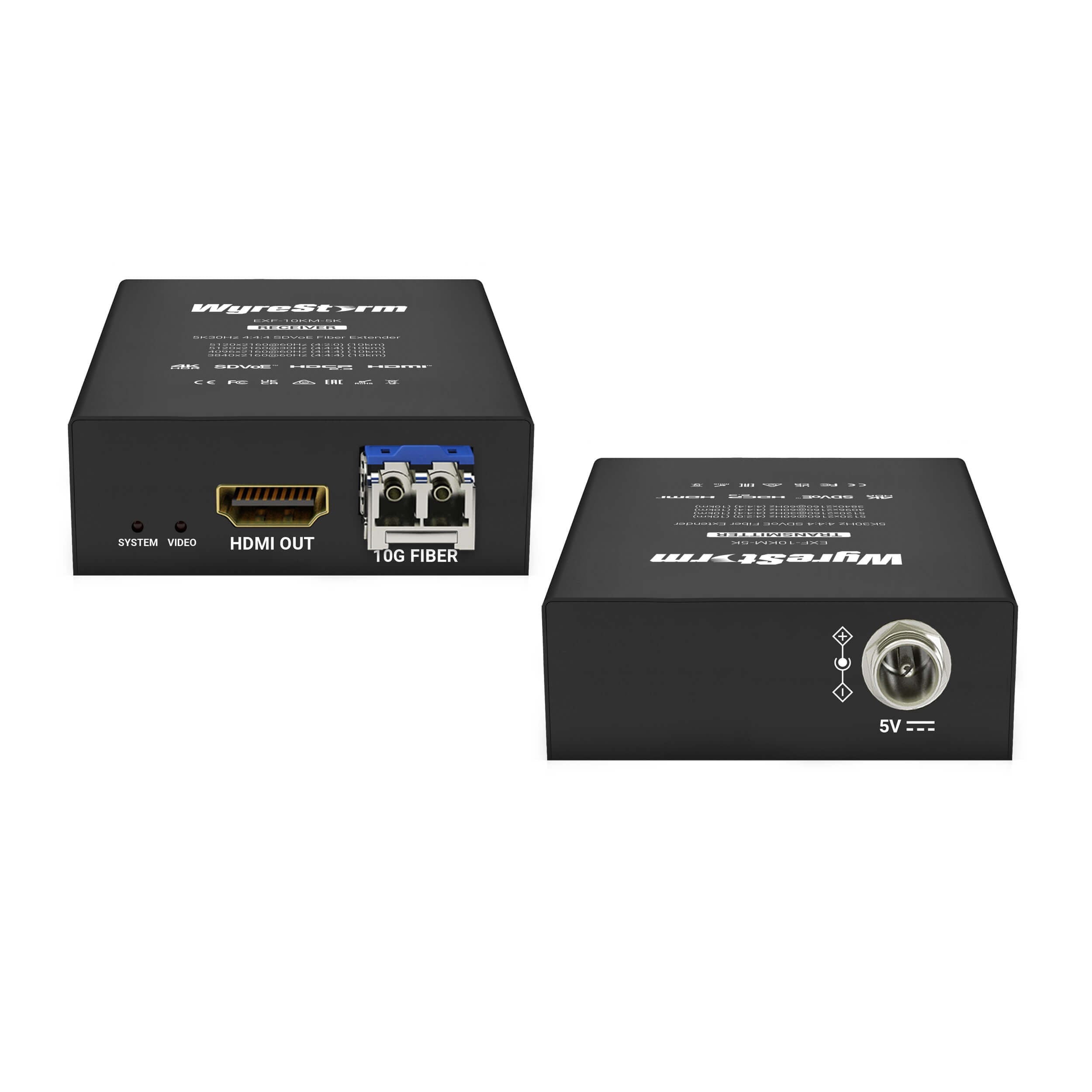 WyreStorm EXF-10KM-5K - HDMI 2.0 5K30Hz SDVoE Fiber Extender Set, group