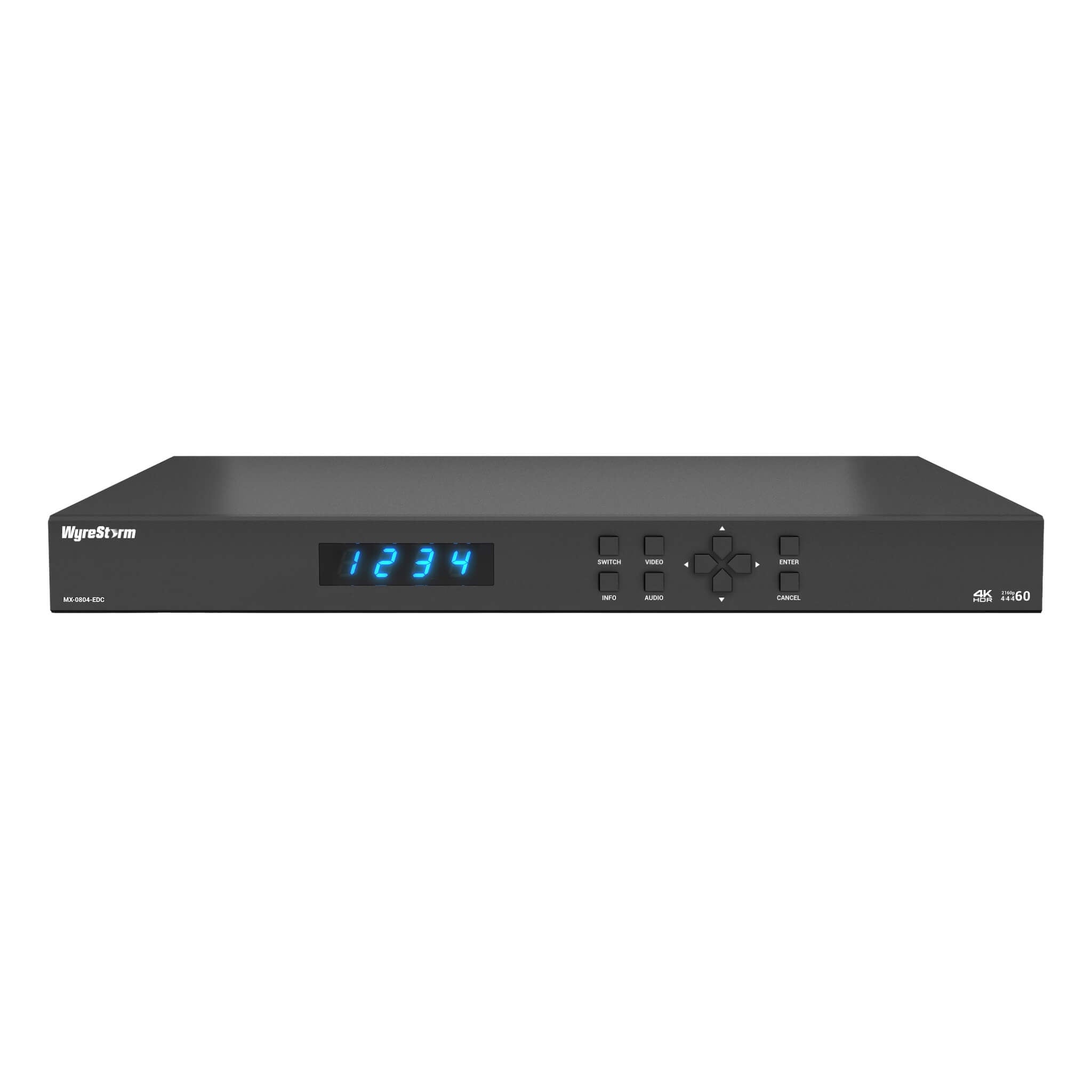 WyreStorm MX-0804-EDC - 8x4 Multi-Input Matrix Switcher, front