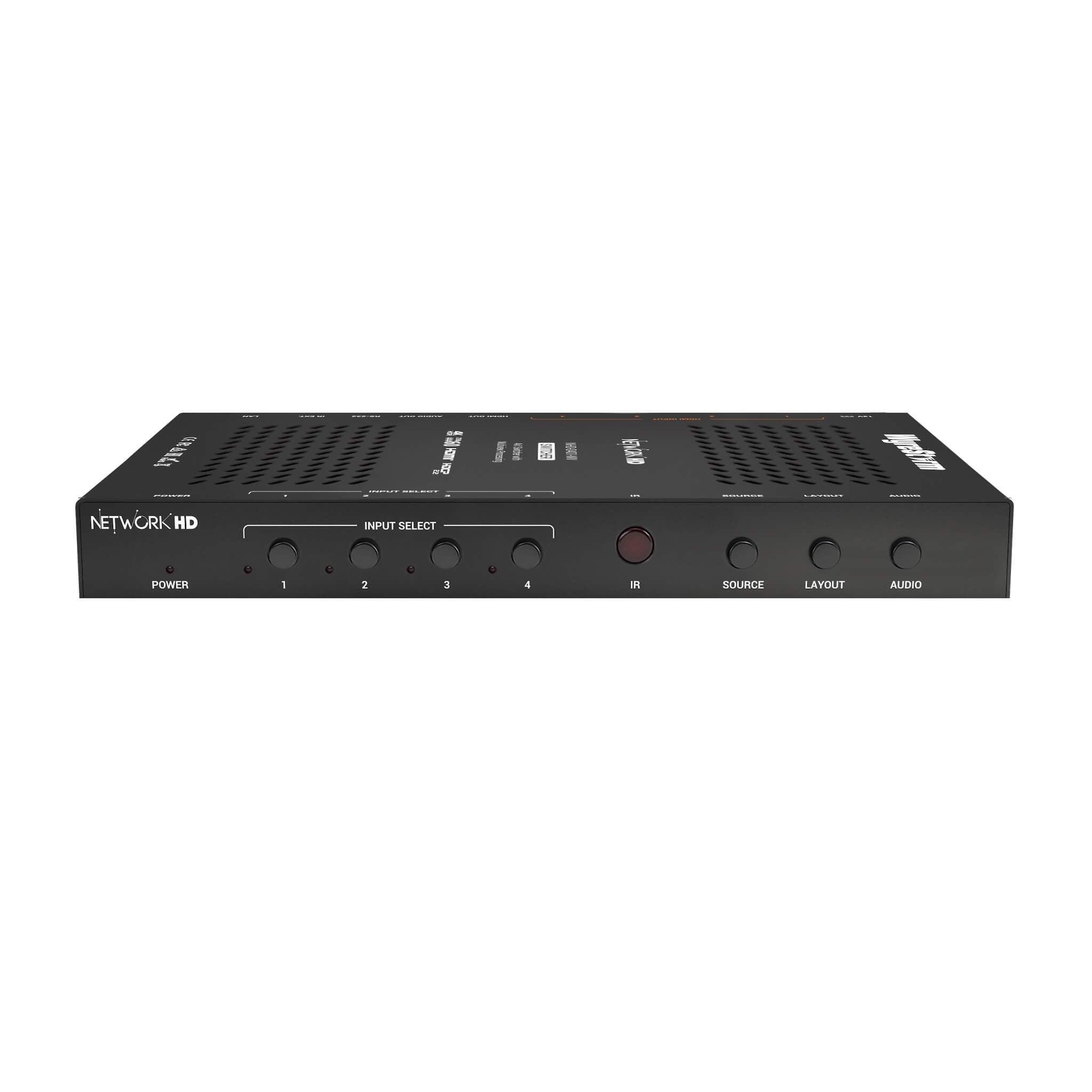 WyreStorm NHD-0401-MV - 4-Input 4K60 Multiview Switcher, front