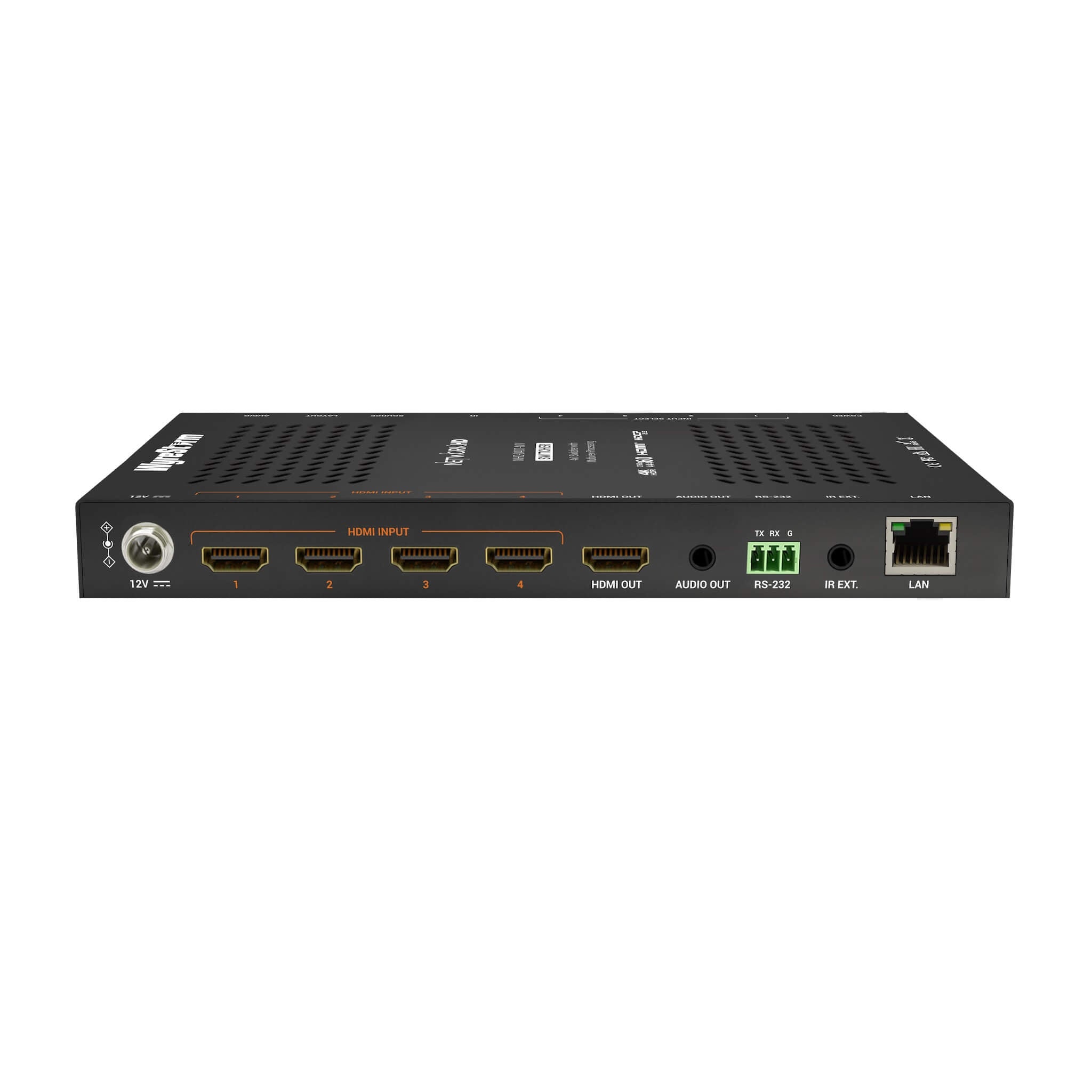 WyreStorm NHD-0401-MV - 4-Input 4K60 Multiview Switcher, rear