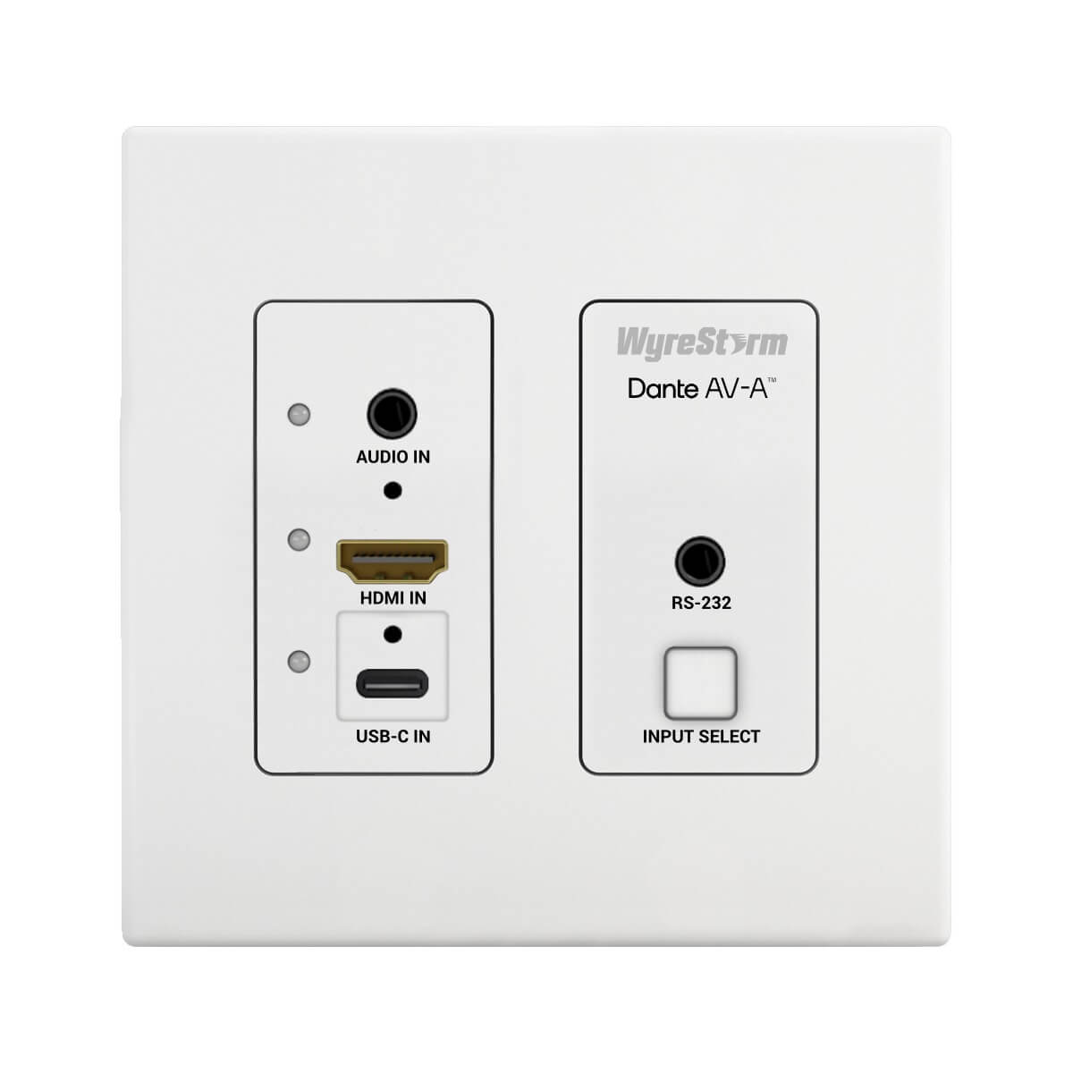 WyreStorm NHD-500-IW-TX-V2 - 4K60 AVoIP JPEG2000 In-Wall Encoder, front